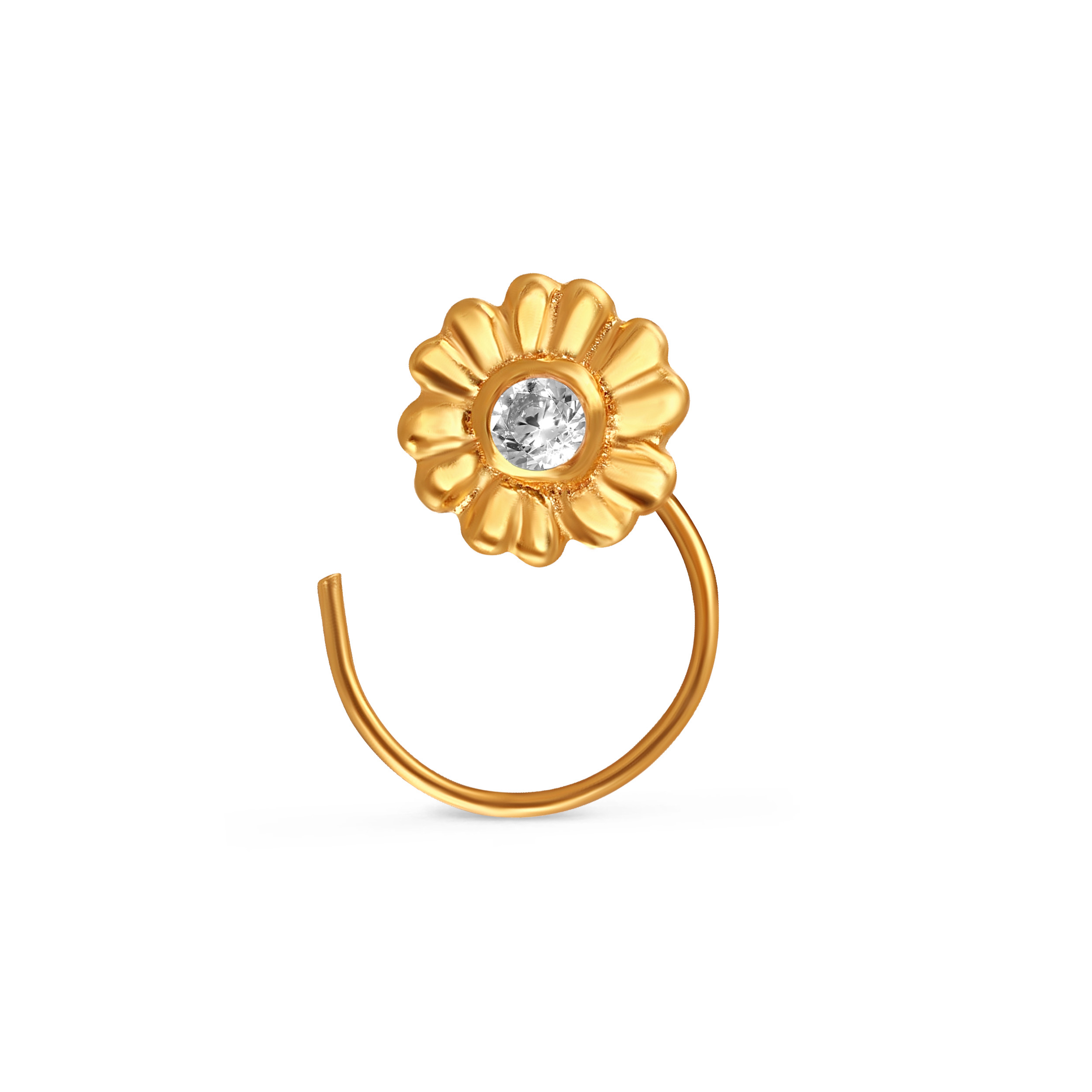 22K Yellow Gold Nose Pin - Jewellery - GNP-D000510325 - Senco Gold and Diamonds
