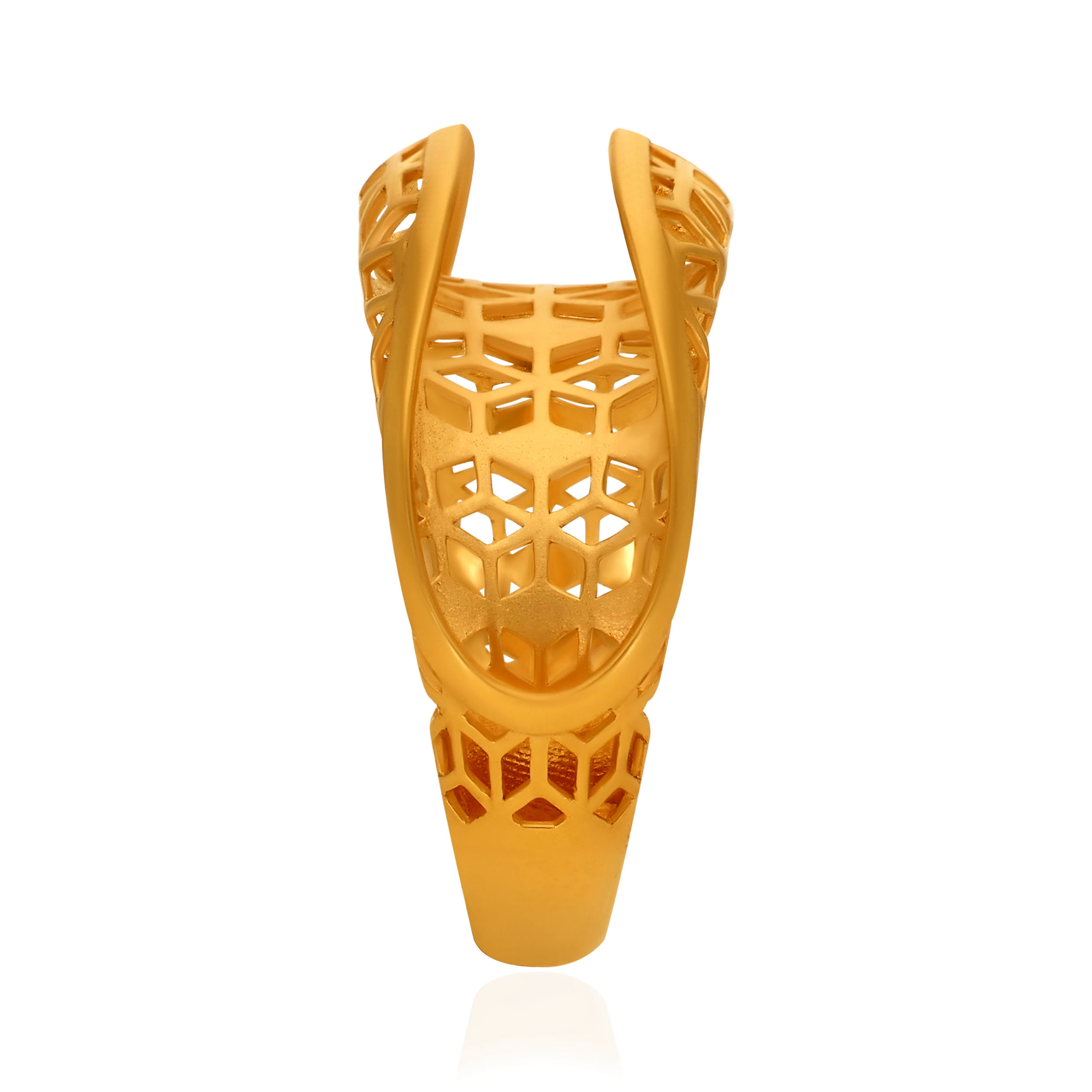 Gridweave Gold Ring alternate view 2