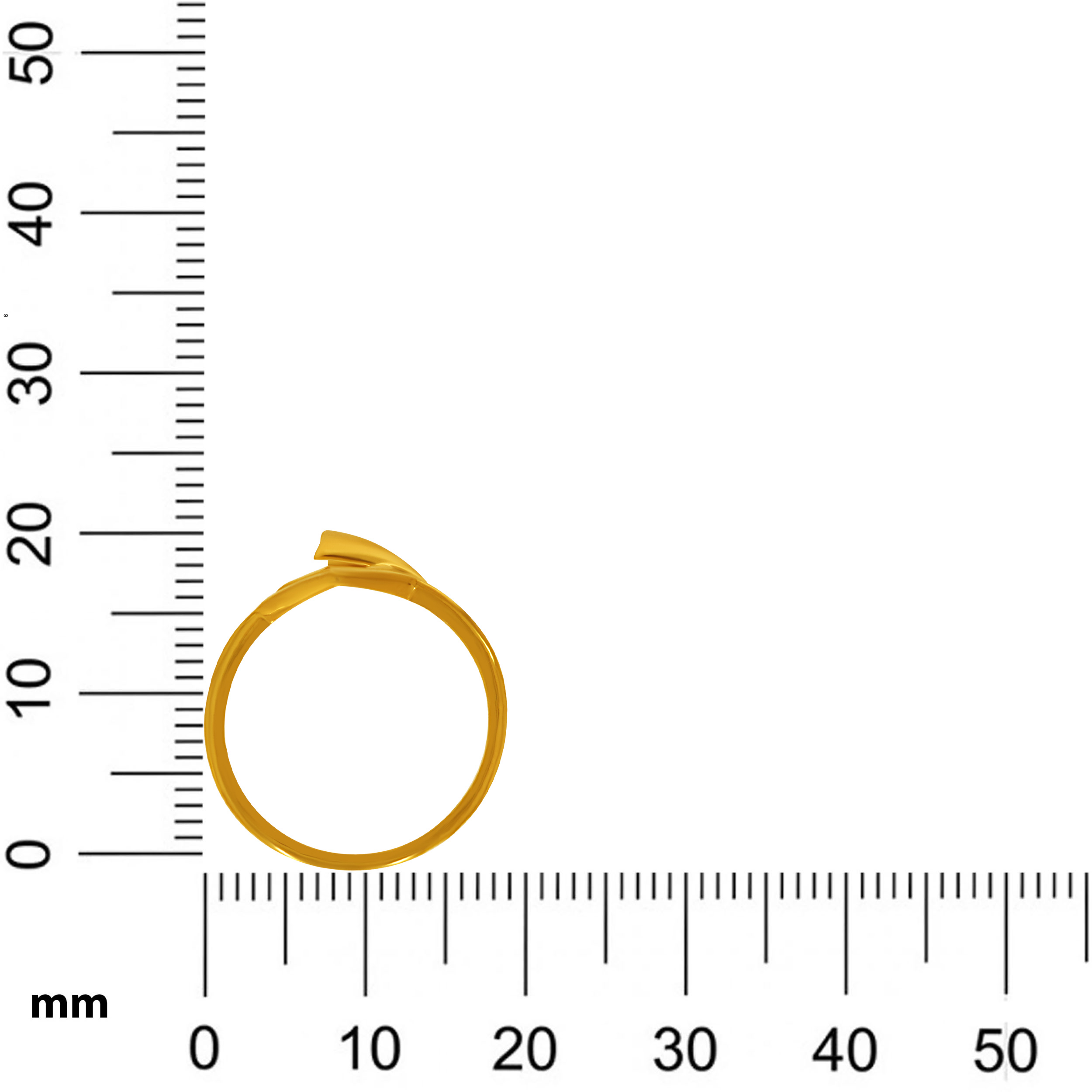 Geometric Glide Gold Ring - Senco Gold and Diamonds