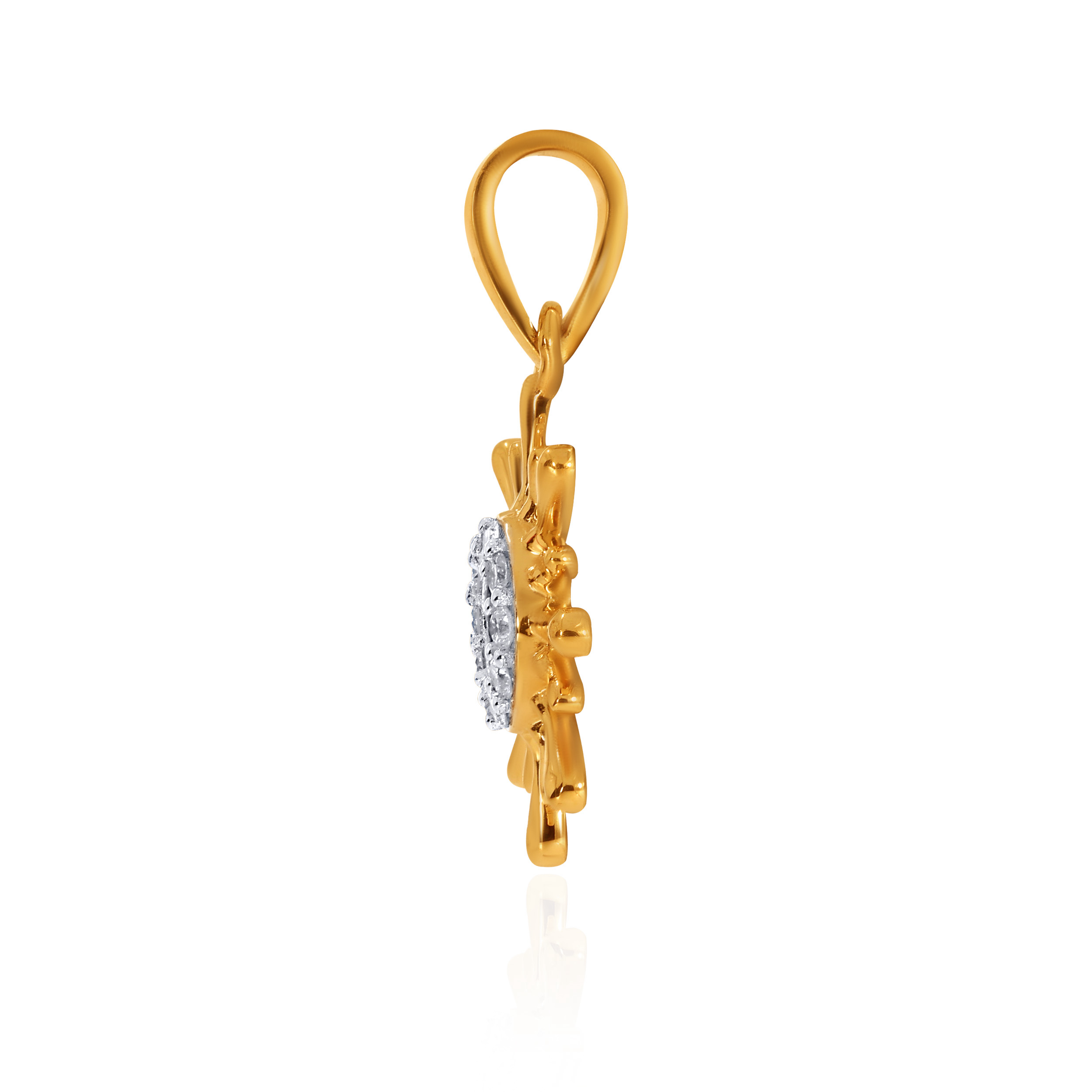 14K Yellow Gold Kids Diamond Pendant-DPN-D000790195 - Senco Gold and Diamonds