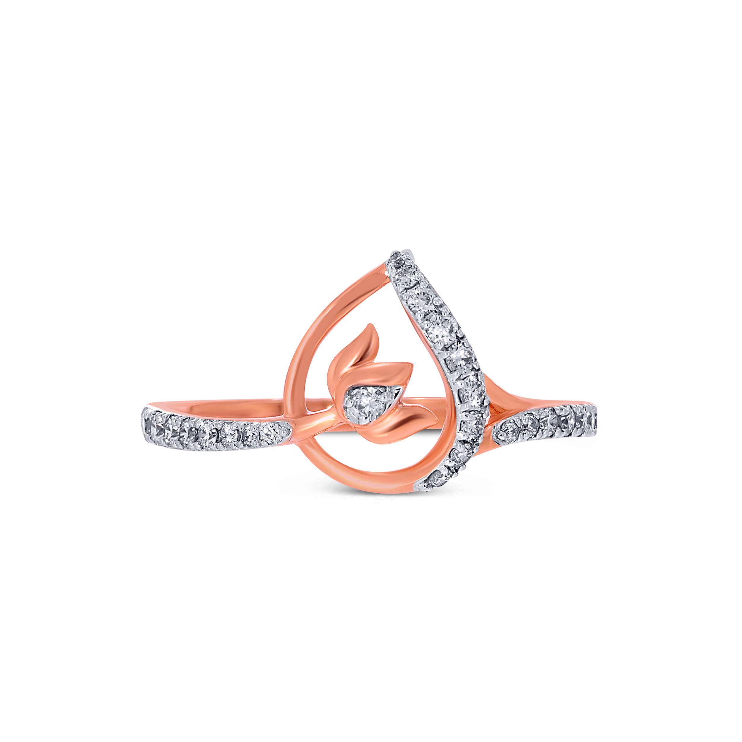 Petal Embrace Diamond Ring - Senco Gold and Diamonds