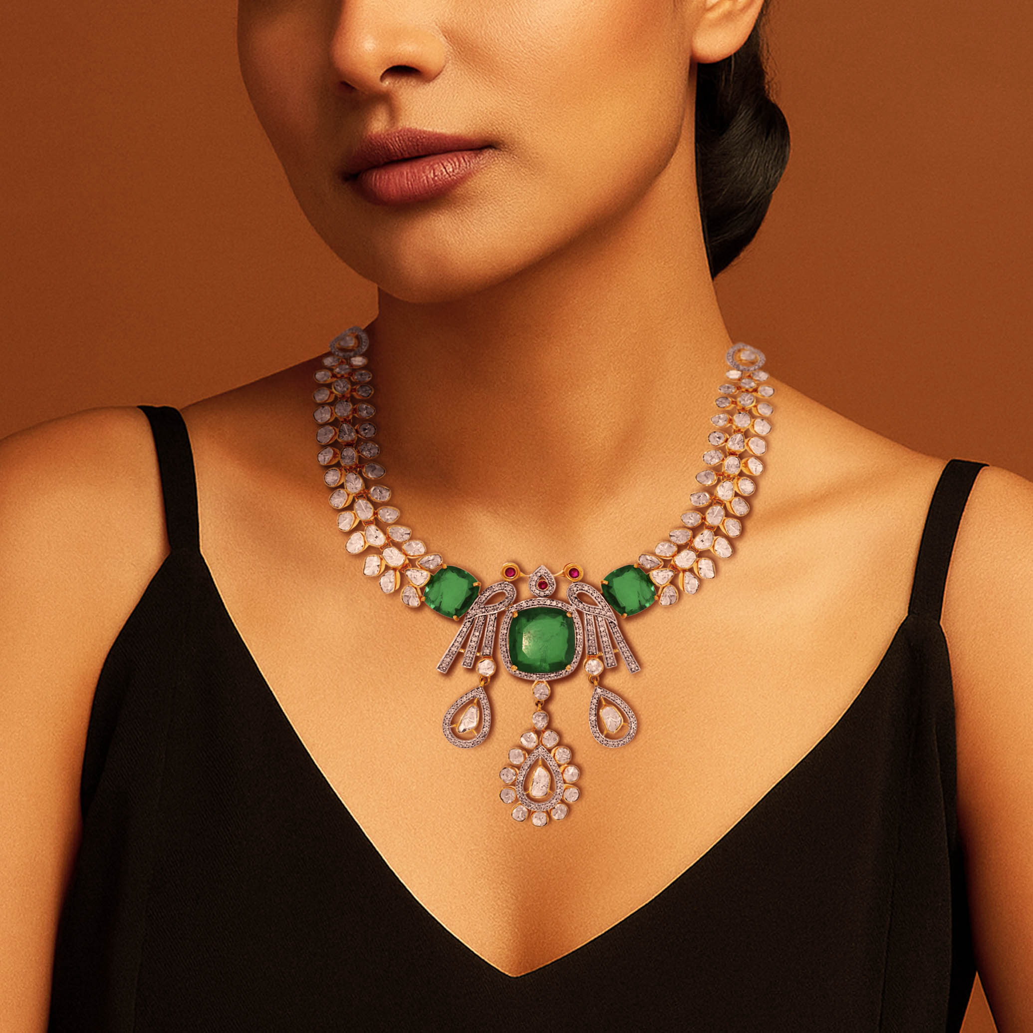 Timeless Aura Diamond Gold Necklace - Senco Gold and Diamonds