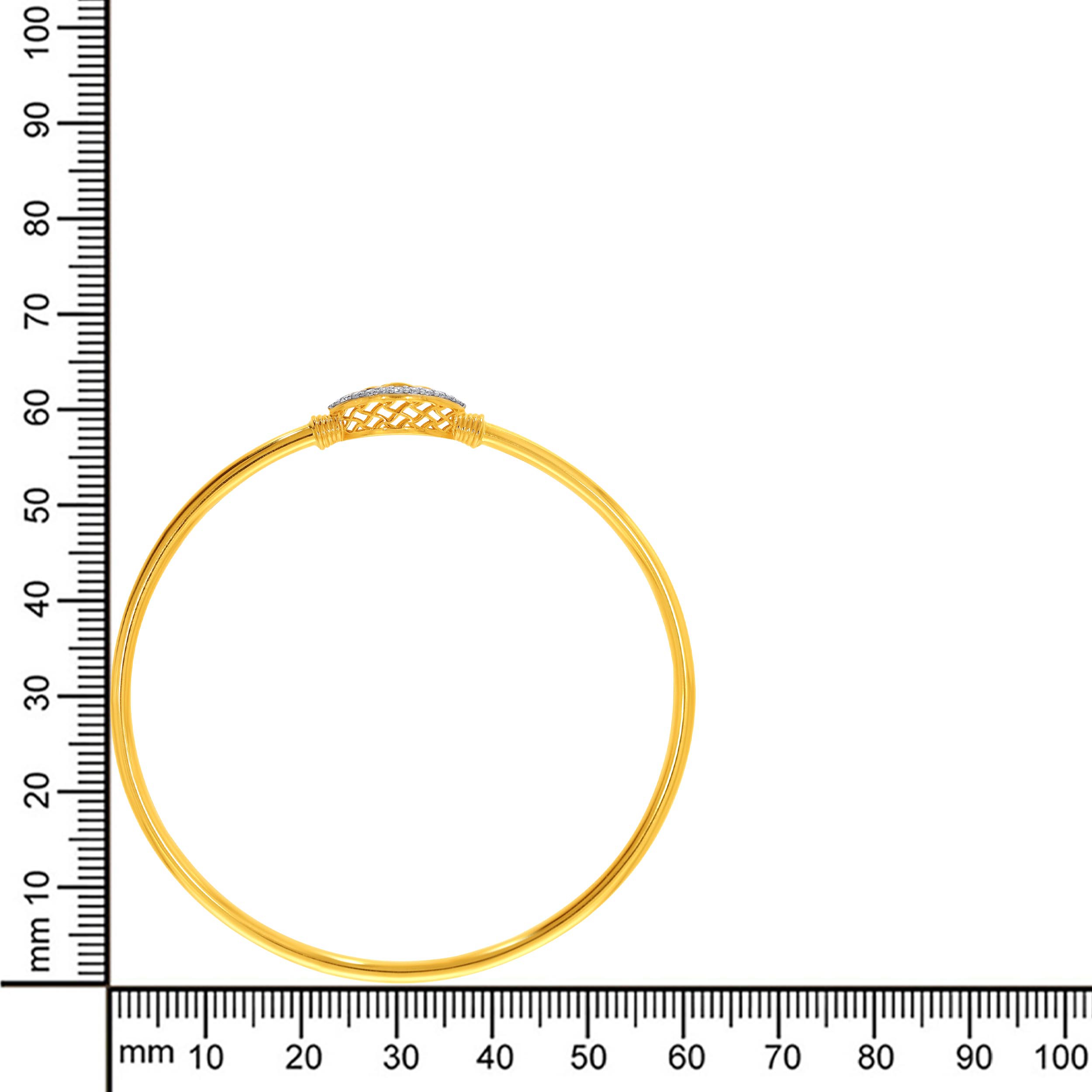Shiny Vision Diamond Noa Bangle - Senco Gold and Diamonds