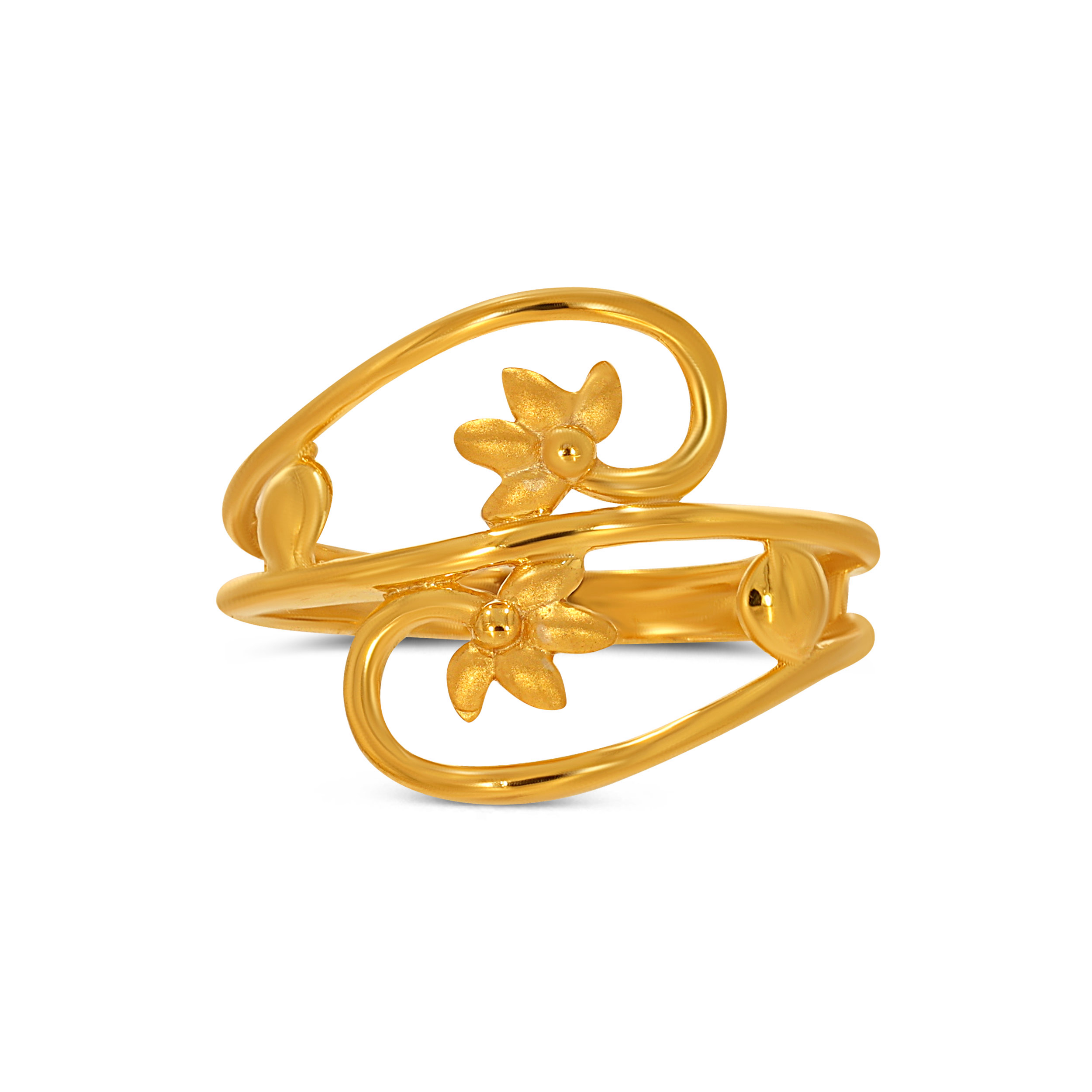 Floral Vine Gold Ring - Senco Gold and Diamonds