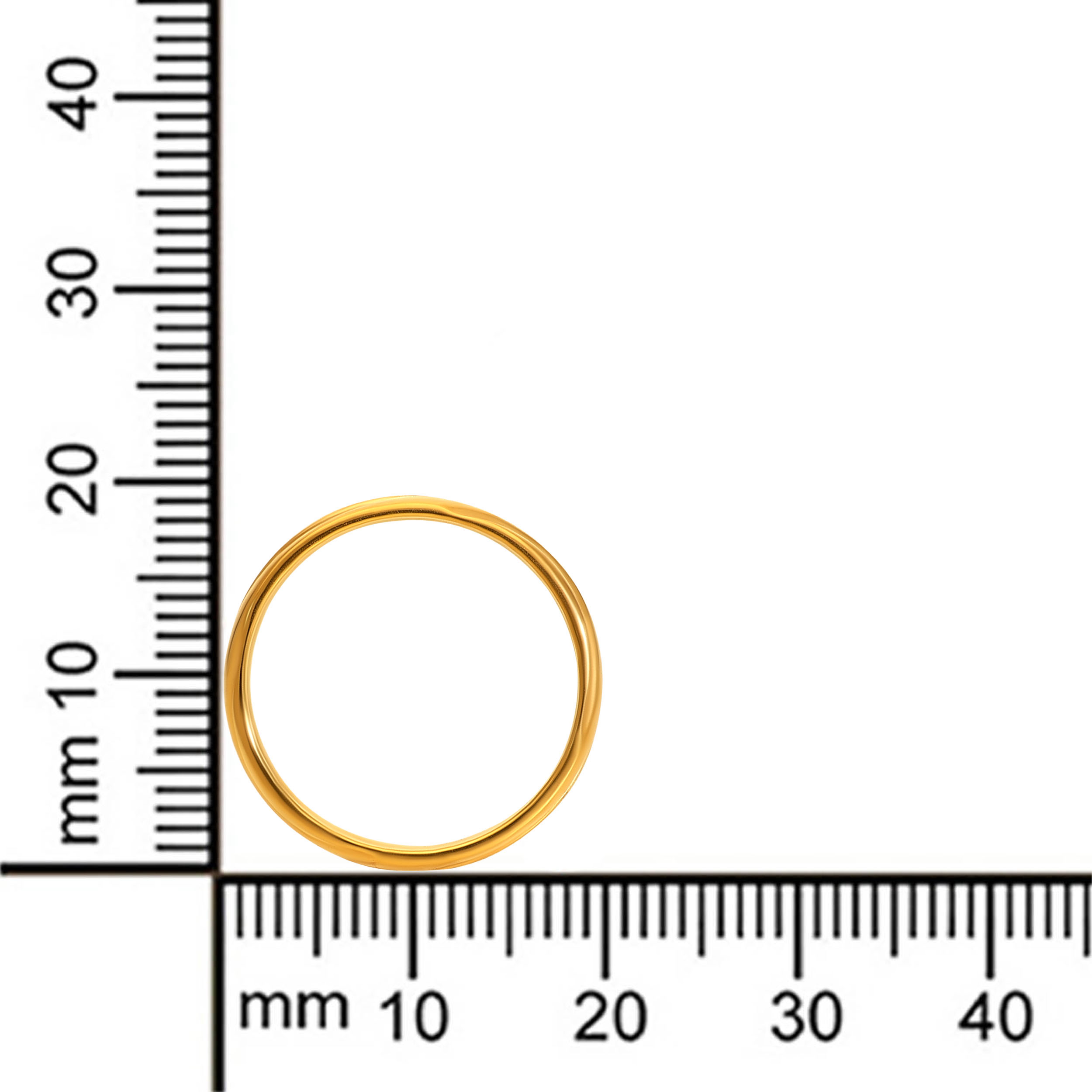 Gentle Curves Ladies Gold Ring - Senco Gold and Diamonds