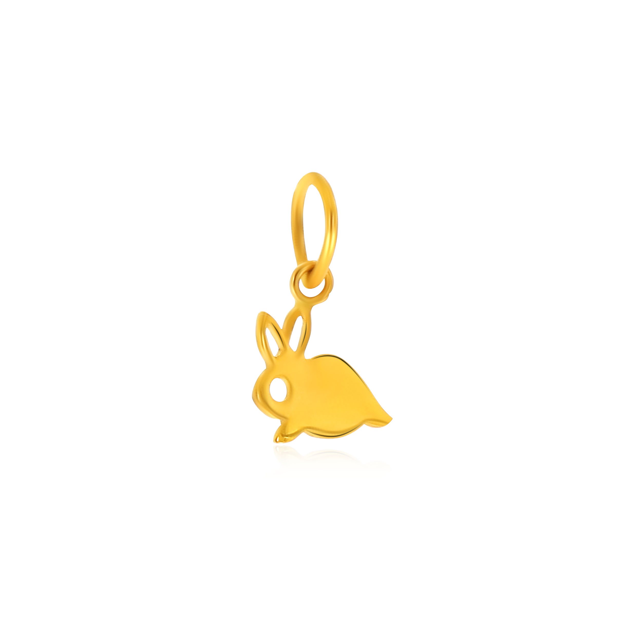 Hopping Bunny Kids Gold Pendant - Senco Gold and Diamonds