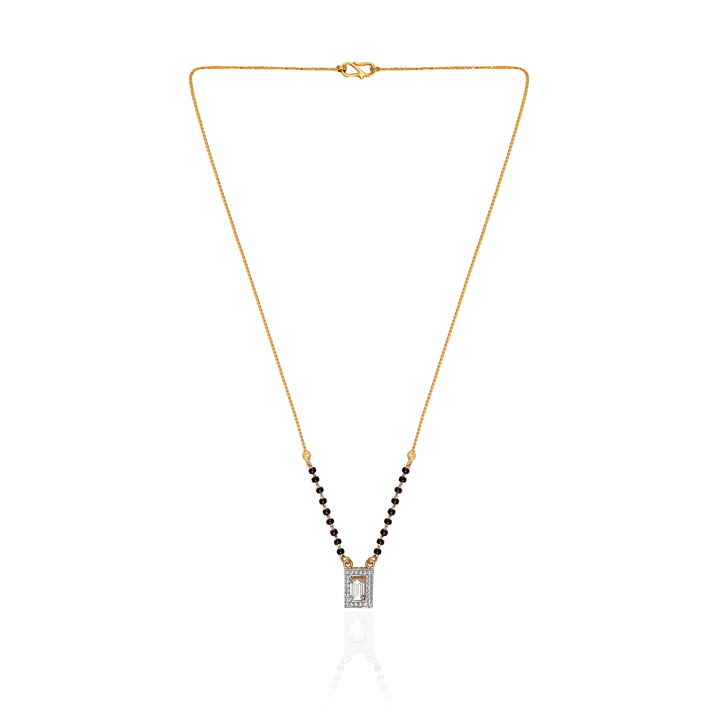 Vows of Eternal Grace Gold Mangalsutra - Senco Gold and Diamonds