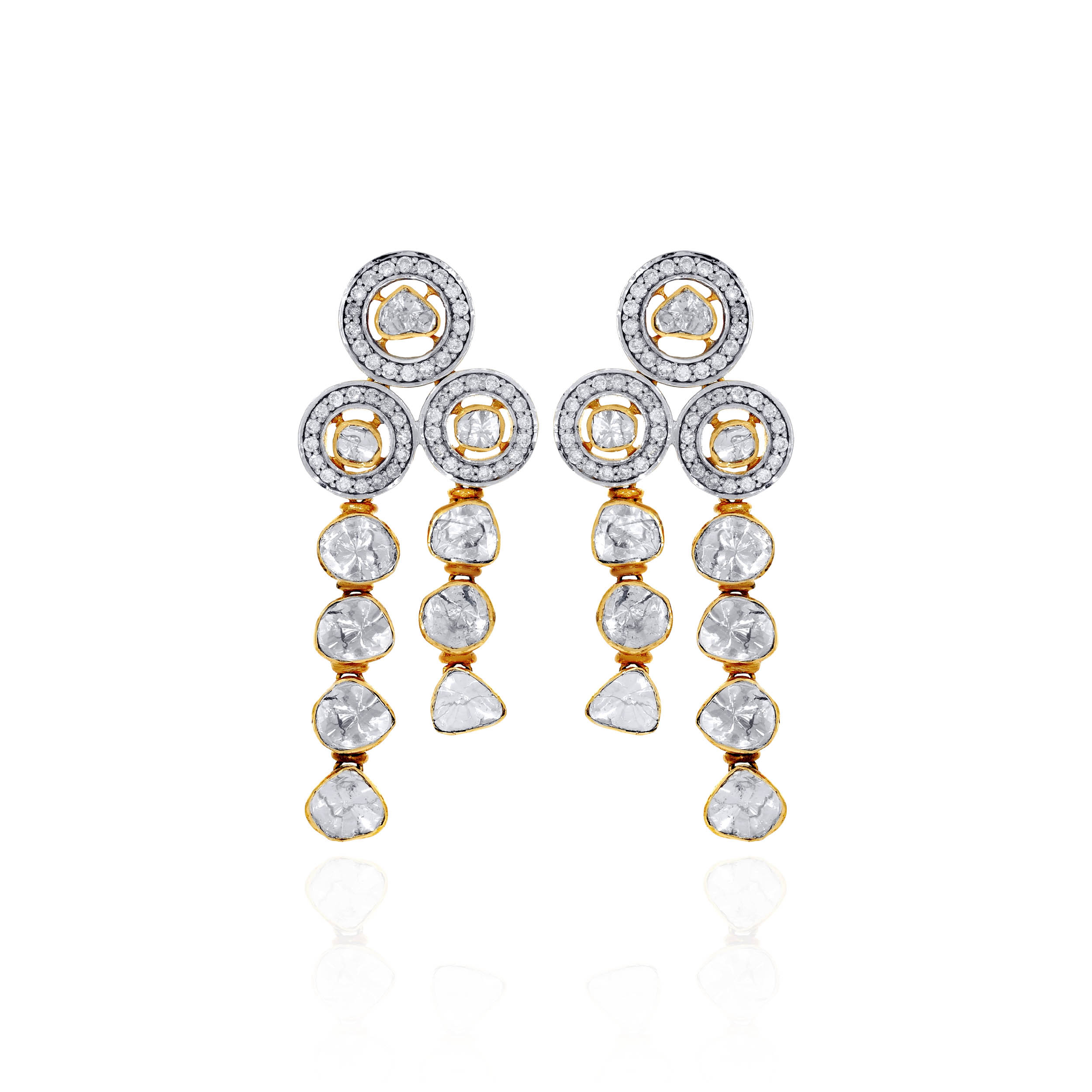 Shimmer Trail Diamond Earrings - Senco Gold and Diamonds