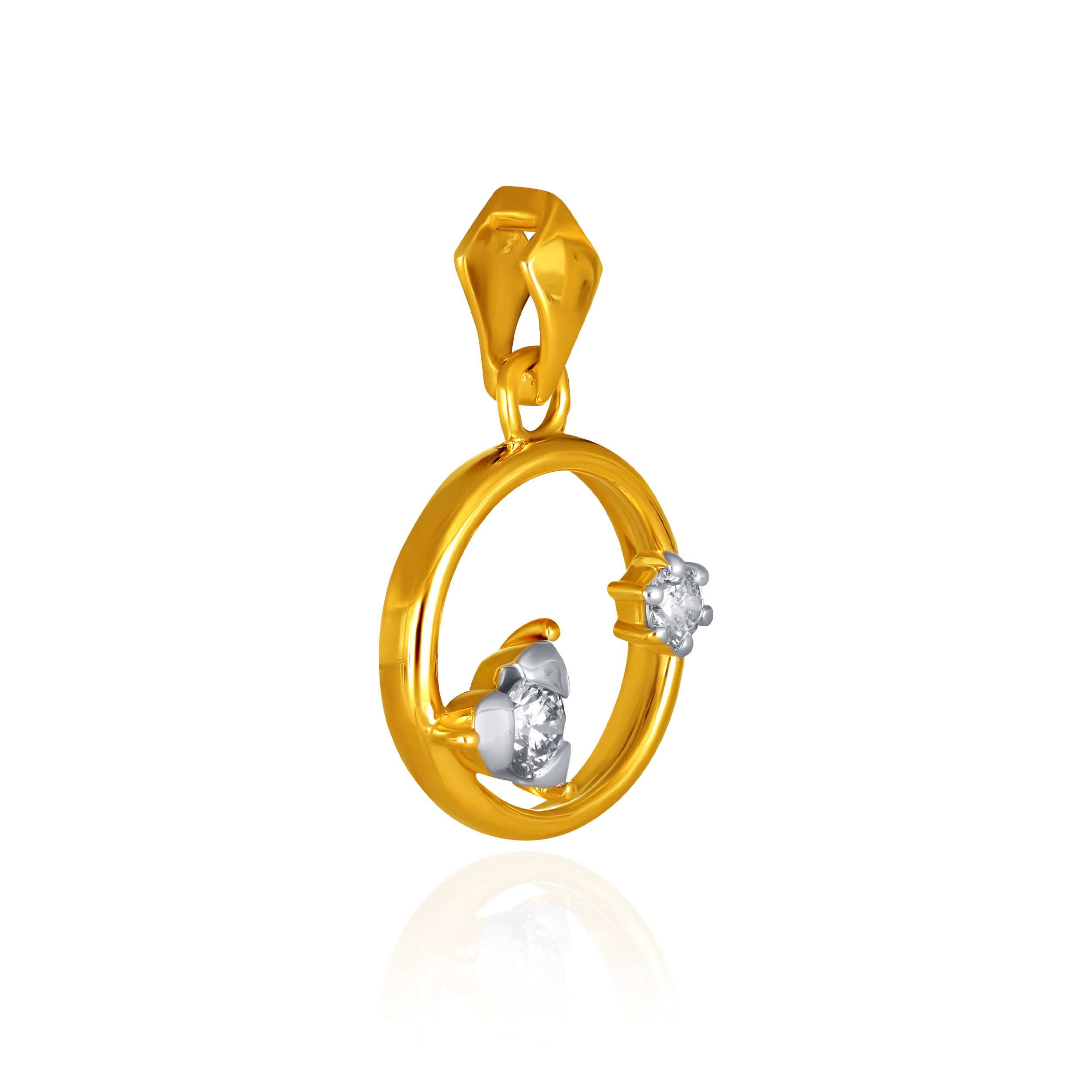 Elegance in Orbit Diamond Pendant - Senco Gold and Diamonds