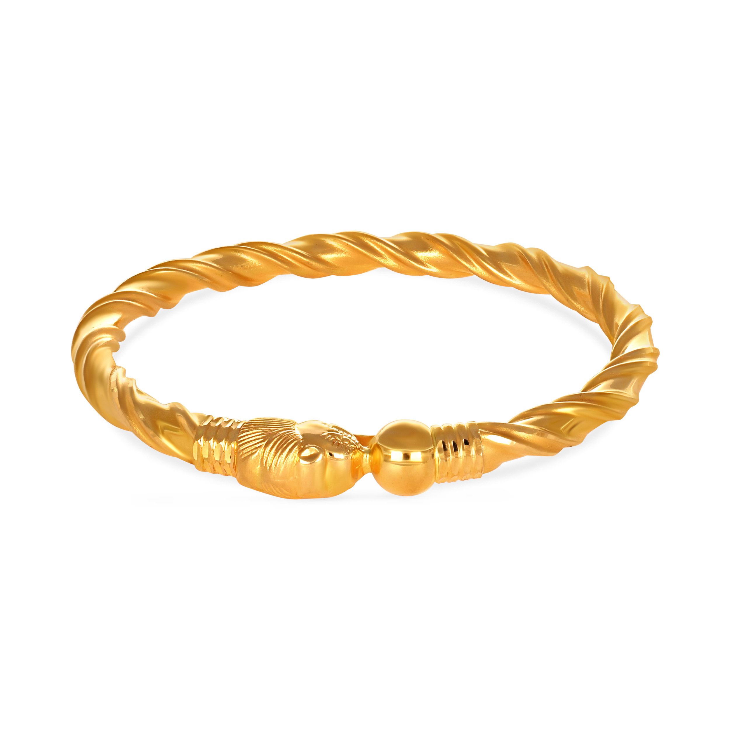 Timeless Traditions Twisted Gold Bangle - Senco Gold and Diamonds