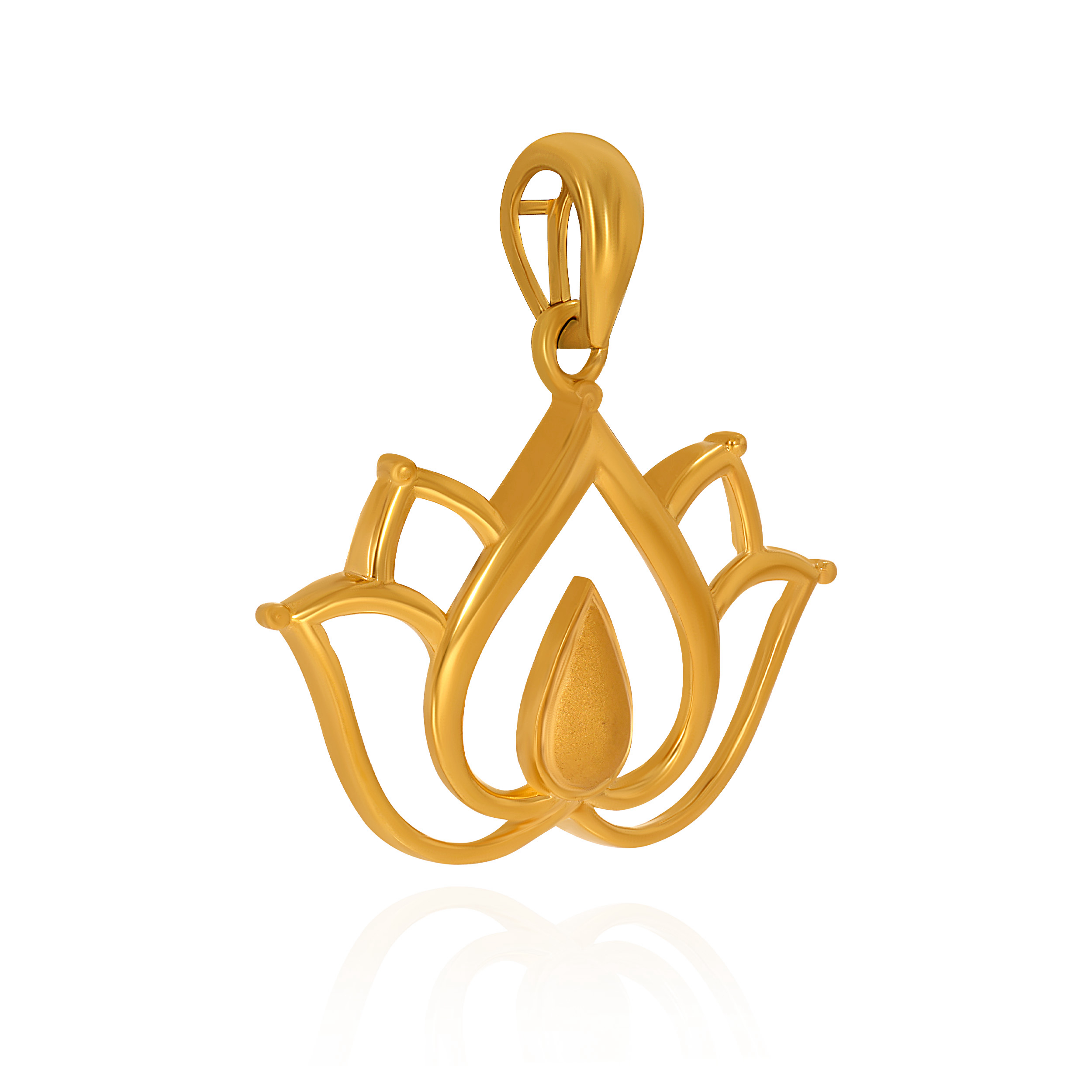 Auric Poise Gold Pendant - Senco Gold and Diamonds