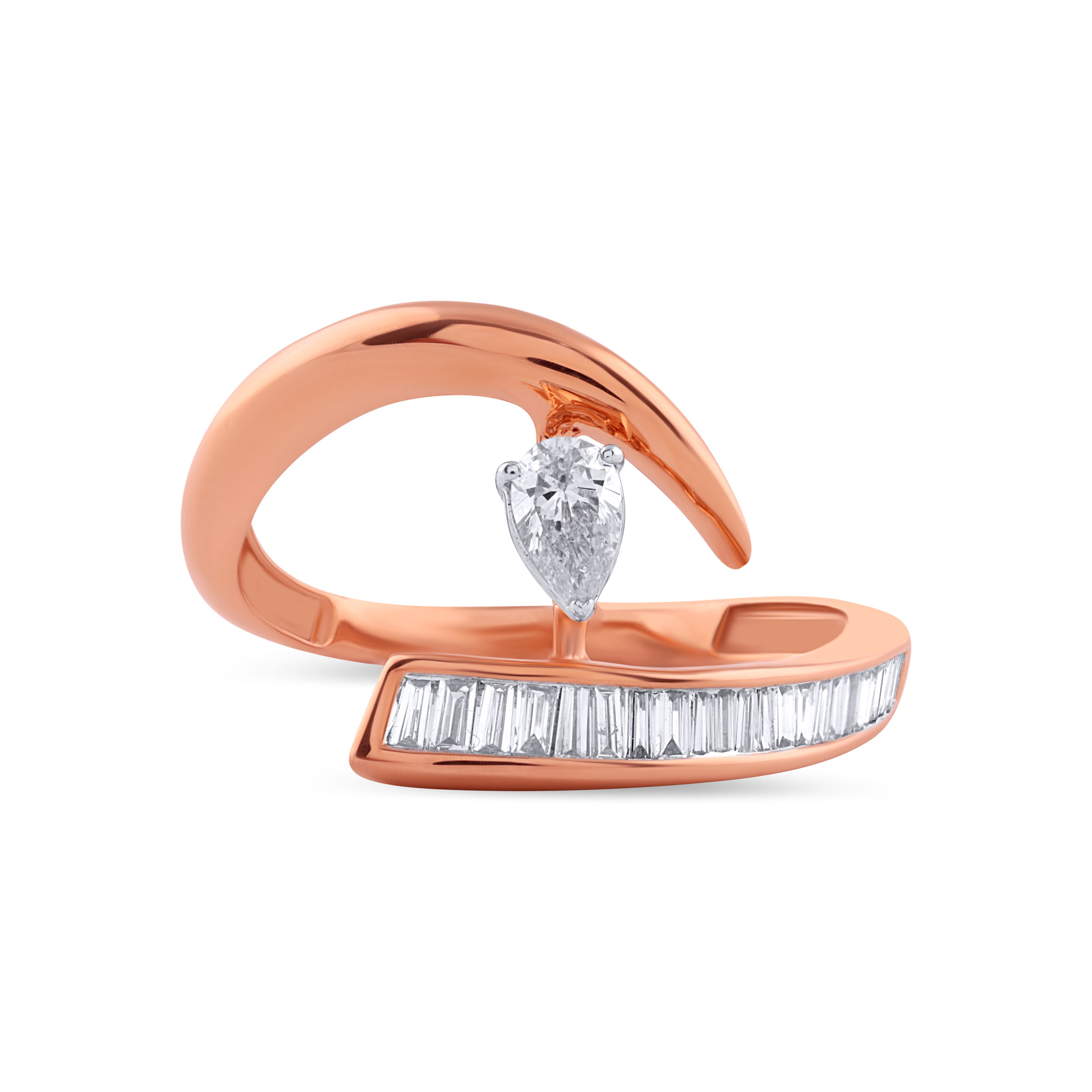 Rosé Glint Wrap Diamond Ring - Senco Gold and Diamonds