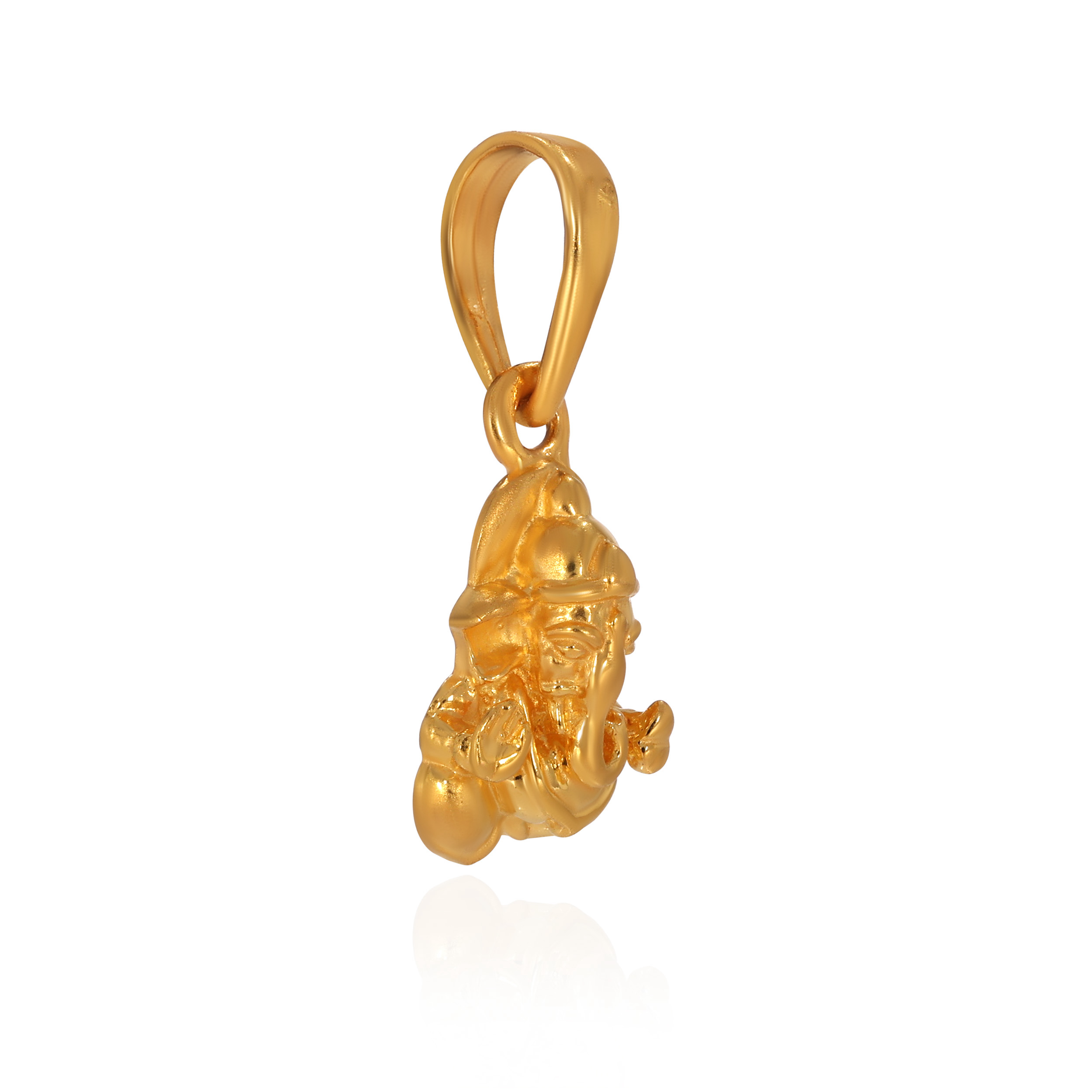 Faith & Fortune Ganesha Gold Pendant - Senco Gold and Diamonds