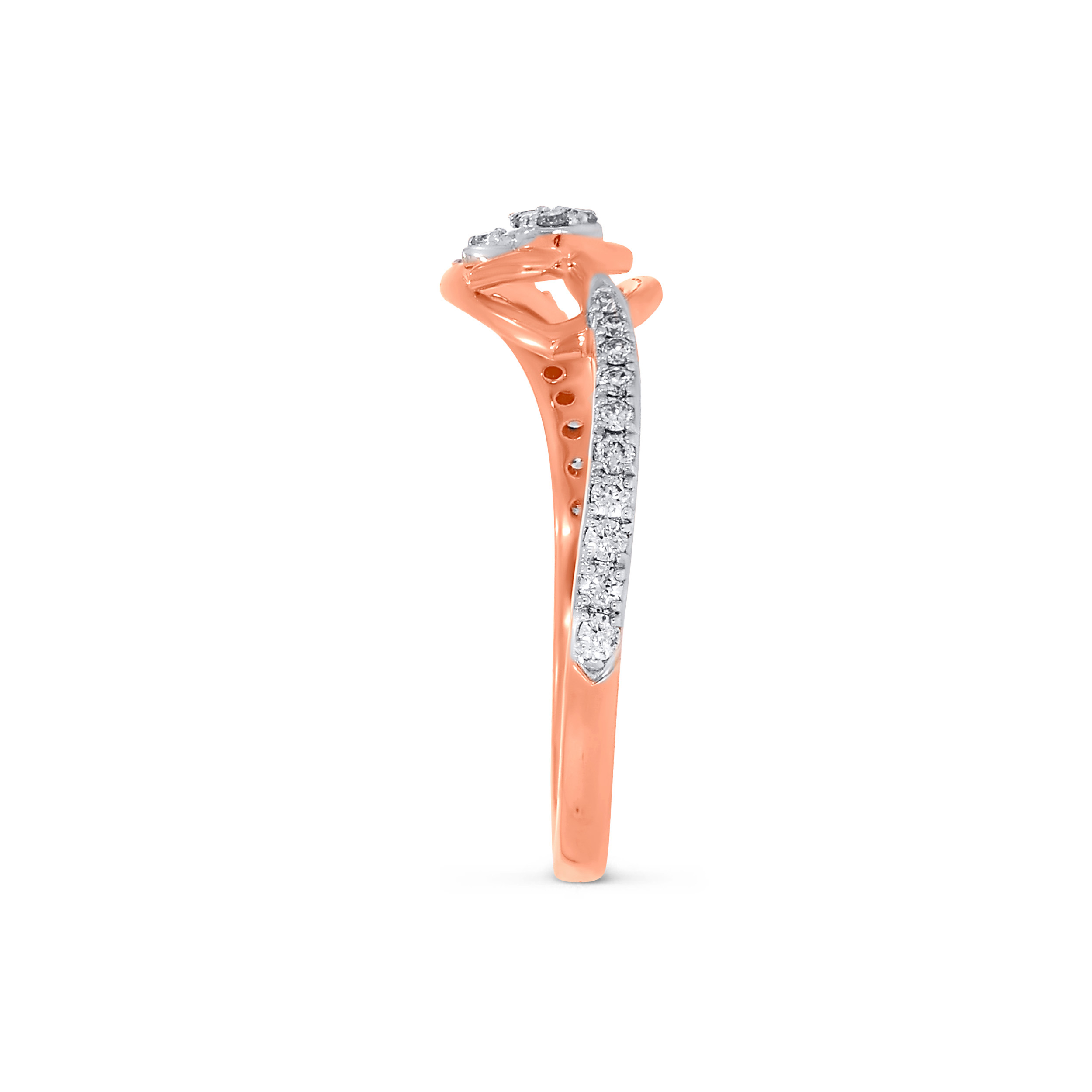 Shimmering Petal Diamond Ring - Senco Gold and Diamonds