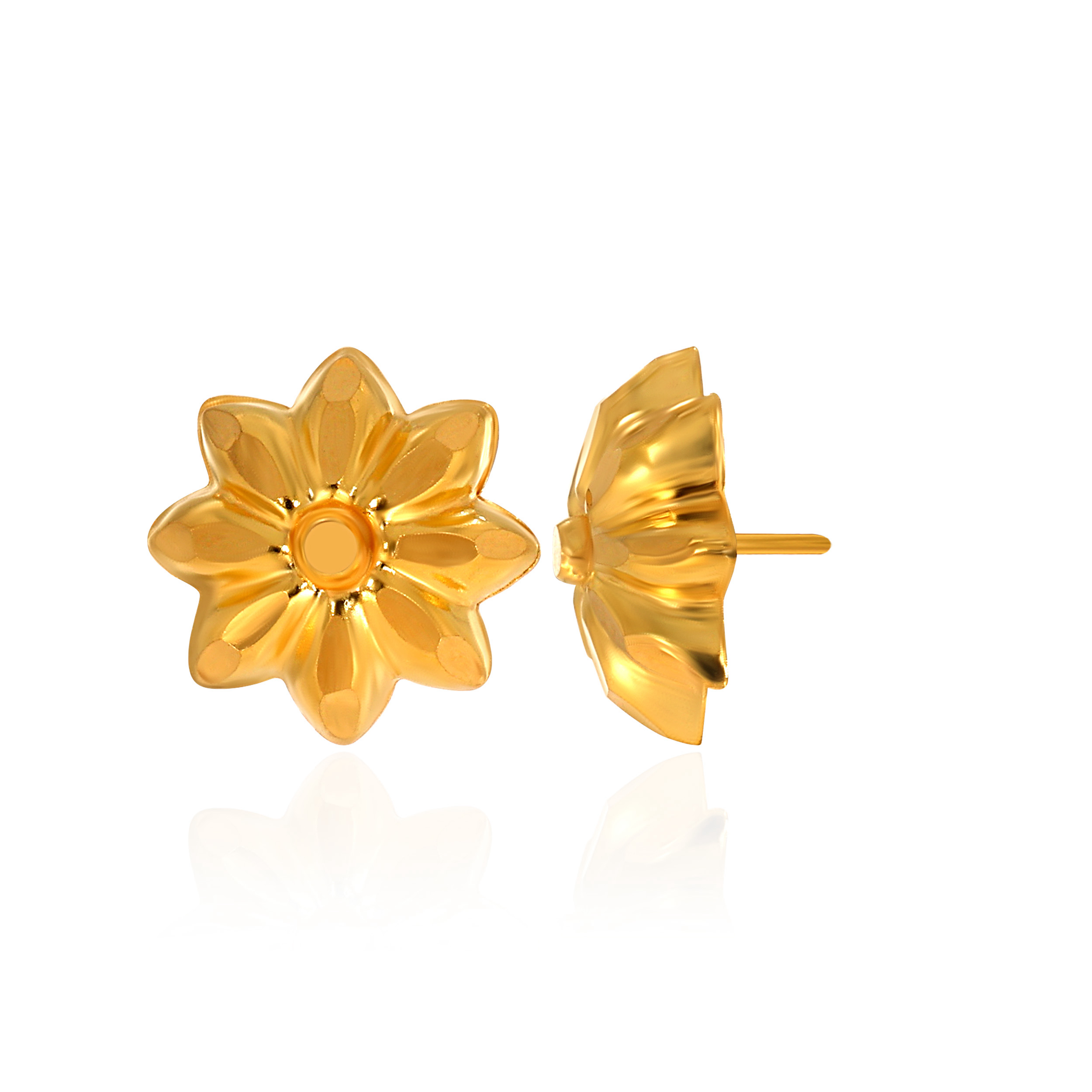 22K Yellow Gold Gold Studs Earrings-GP-D000577198 - Senco Gold and Diamonds