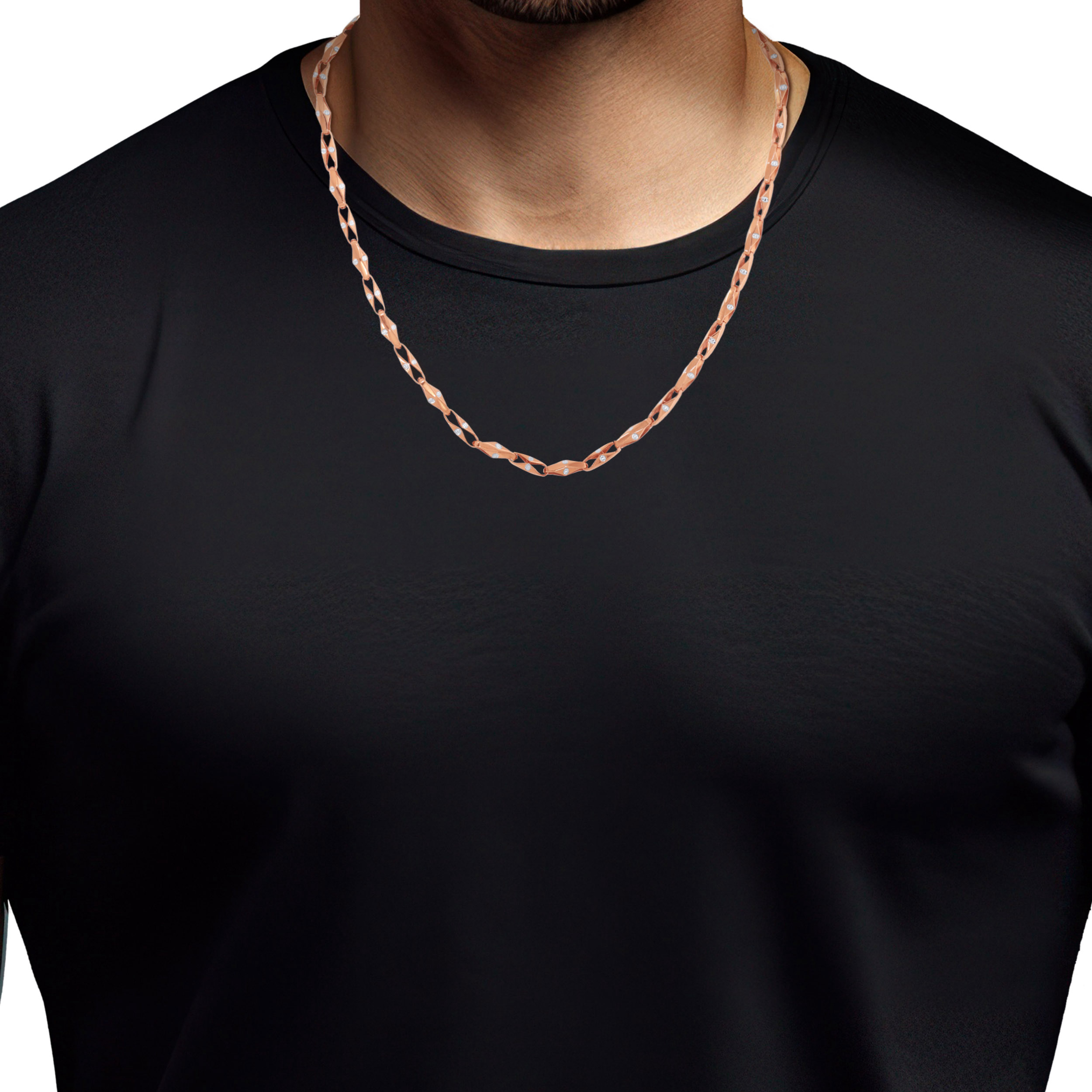 Chic Links Unisex Gold Chain - Senco Gold and Diamonds
