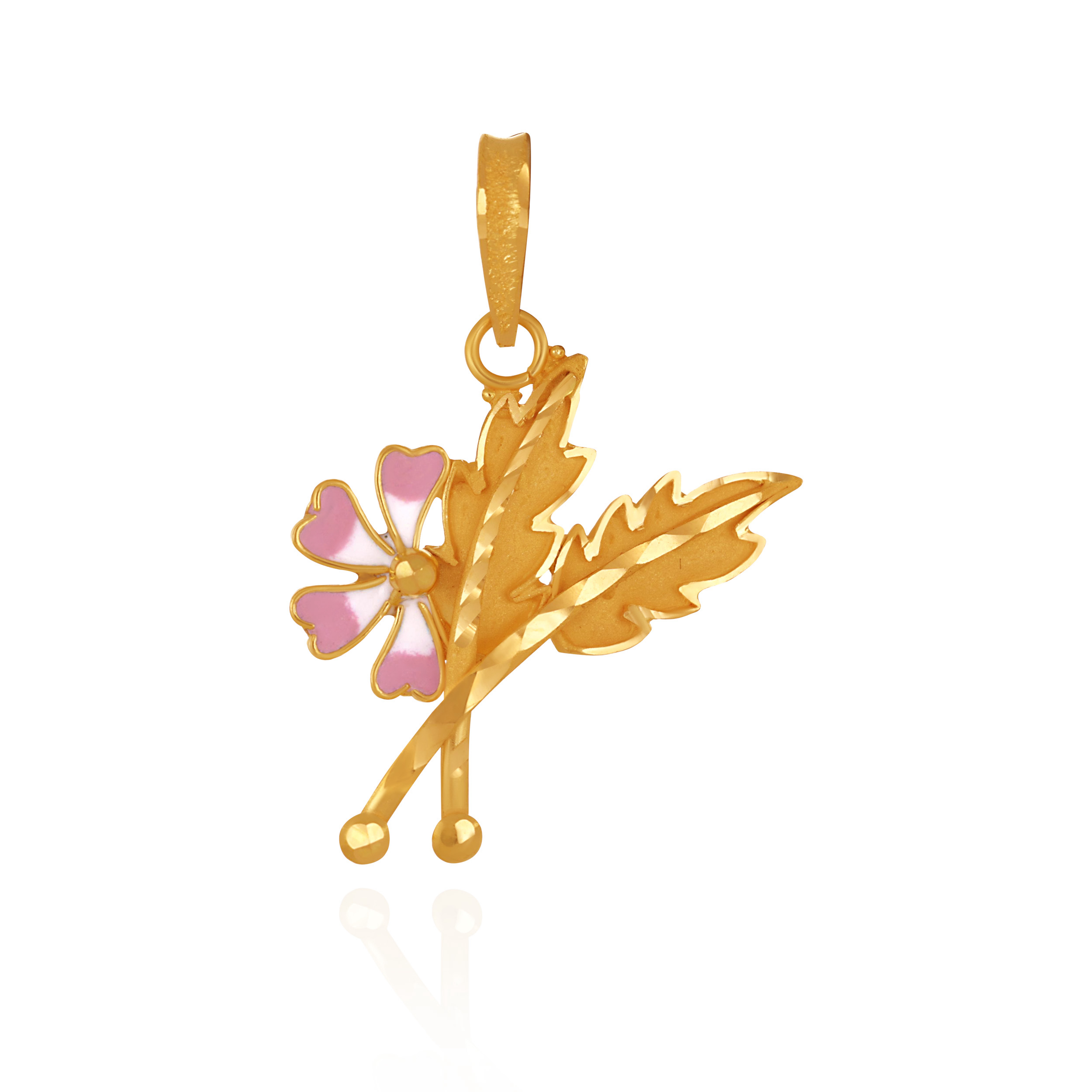 Blush of Festivity Gold Pendant - Senco Gold and Diamonds
