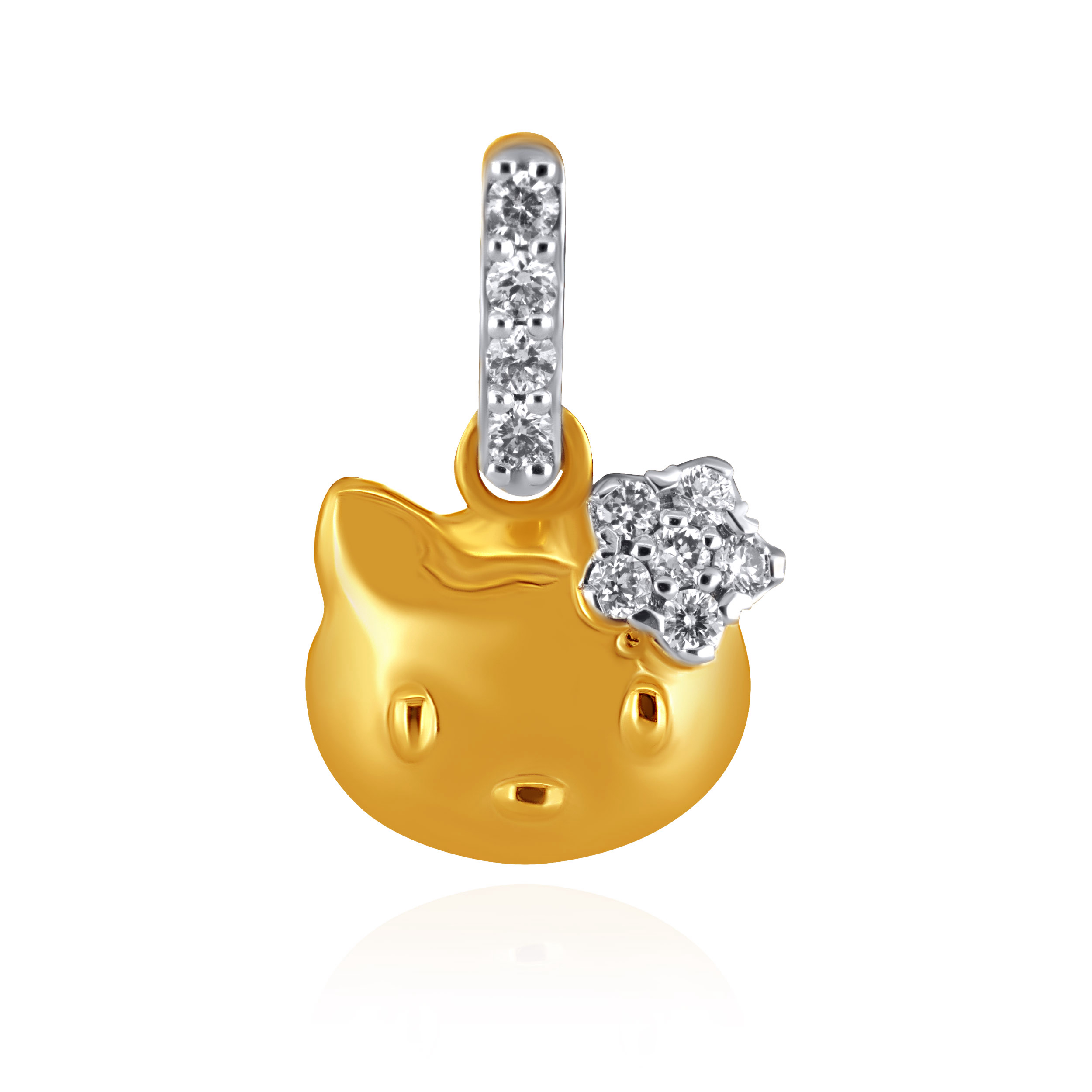 Kitty Bloom Kids' Diamond Pendant - Senco Gold and Diamonds
