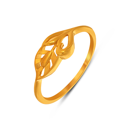 Ornate Foliage Gold Ring - Senco Gold and Diamonds