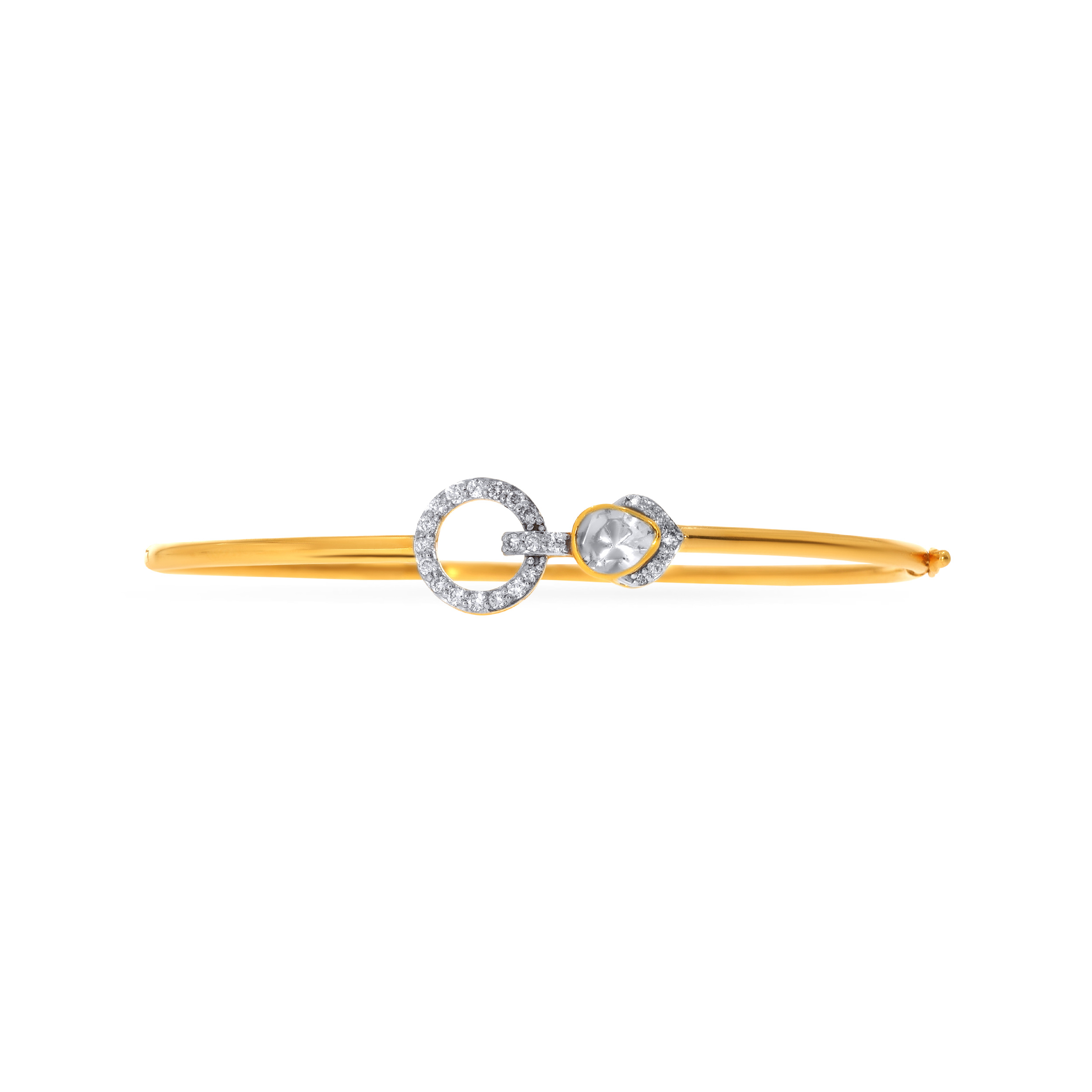 Celestial Radiance Polki Diamond Bracelet - Senco Gold and Diamonds