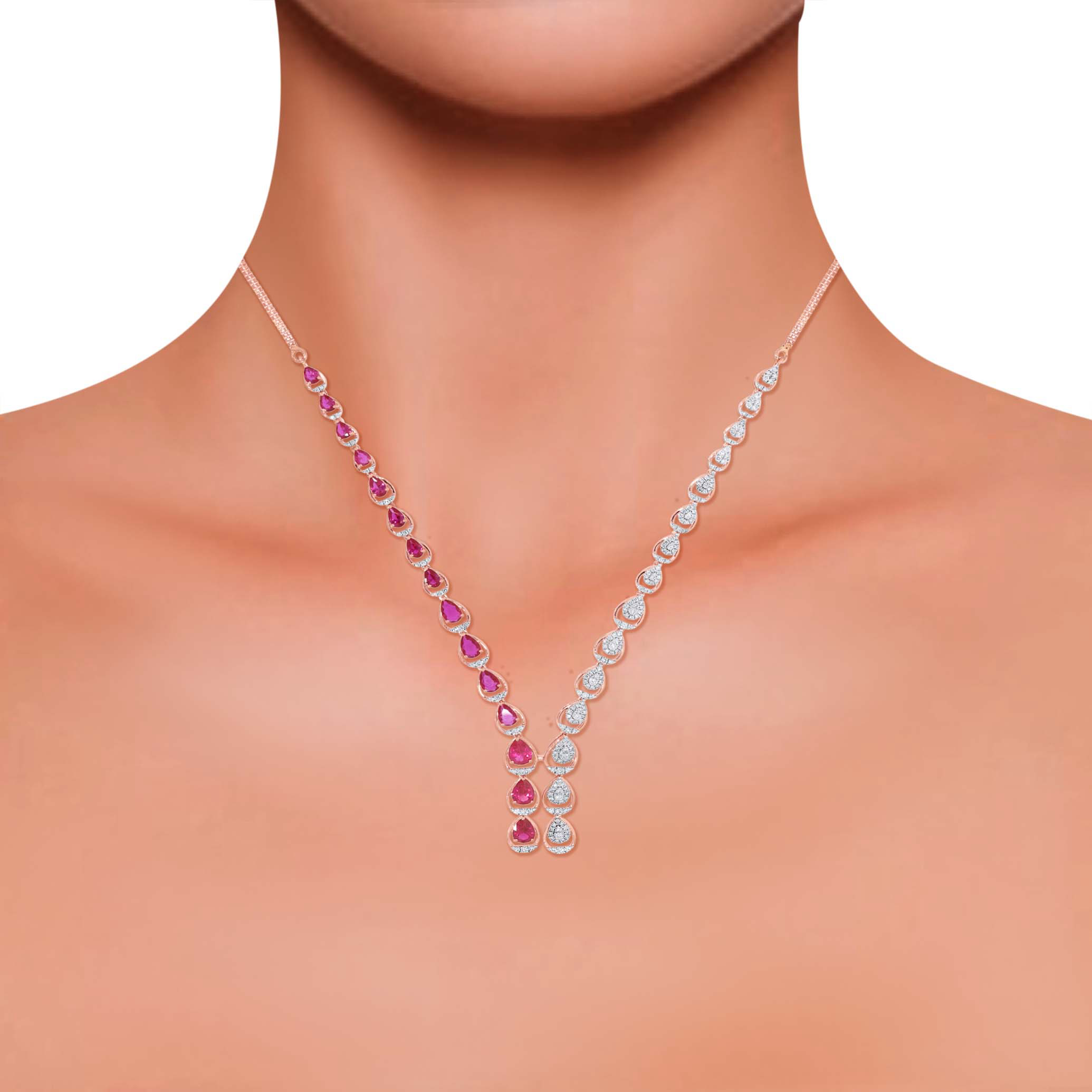 Loving Drips Diamond Necklace - Senco Gold and Diamonds