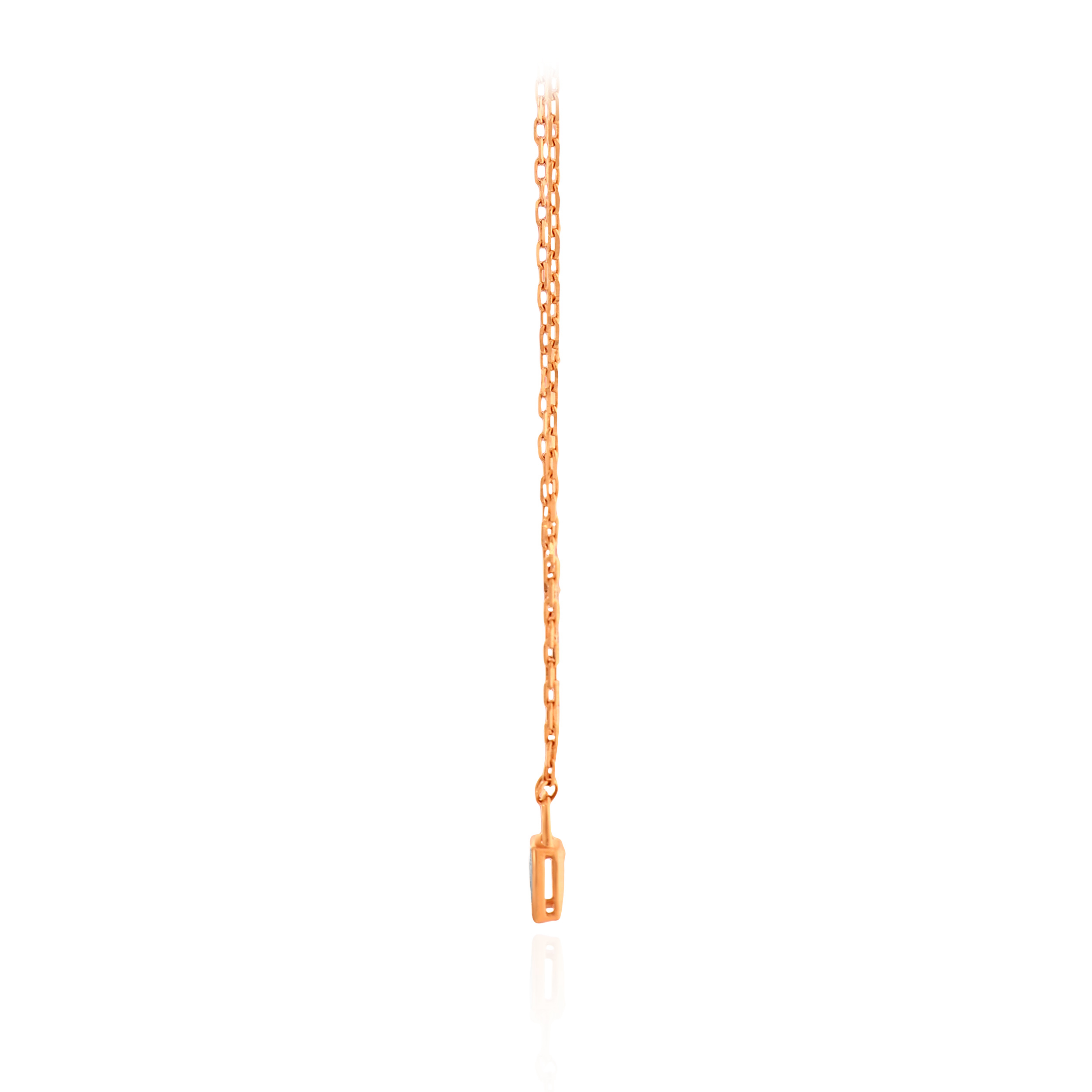 Gleam Square Diamond Chain Pendant - Senco Gold and Diamonds