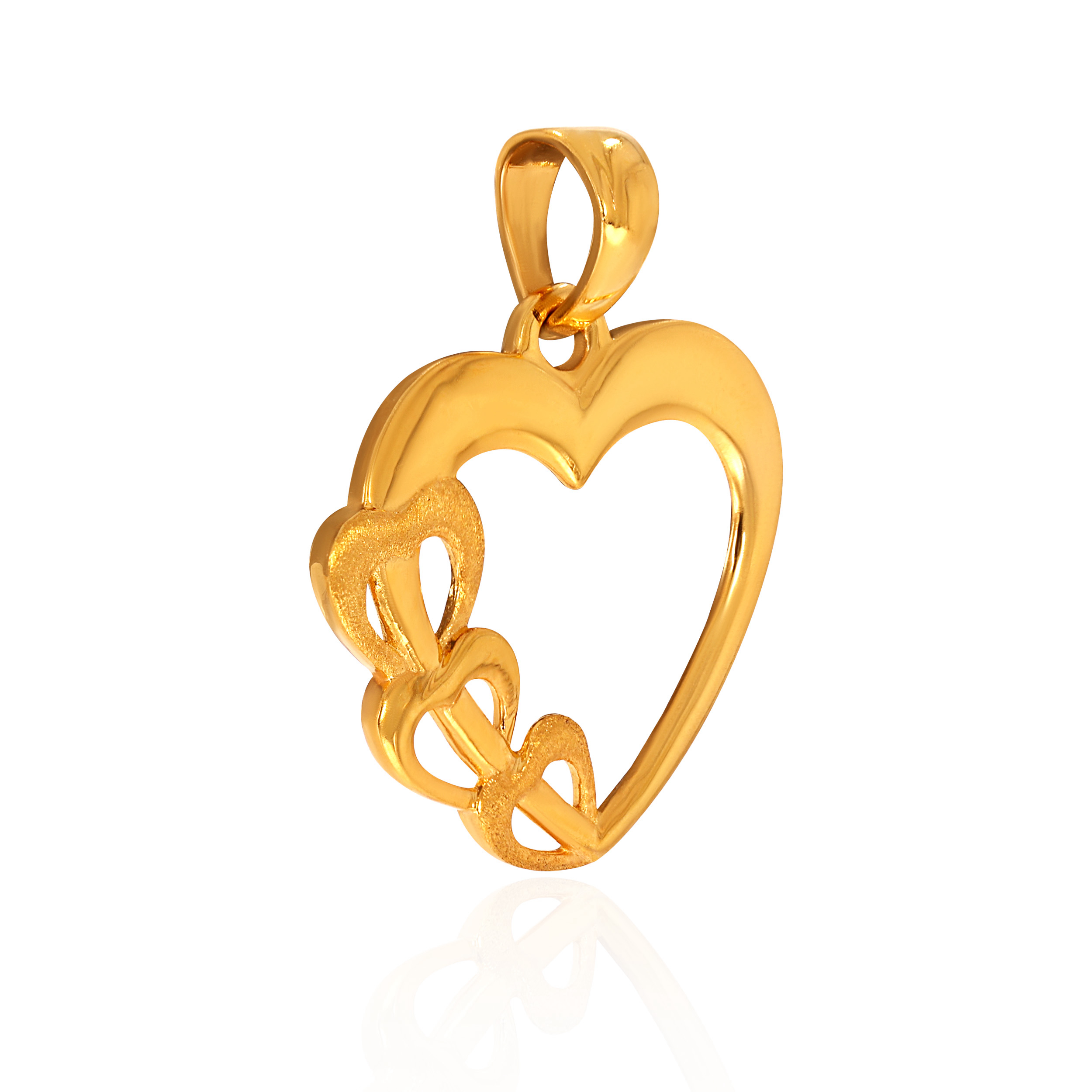 Heartfelt Harmony Gold Pendant - Senco Gold and Diamonds