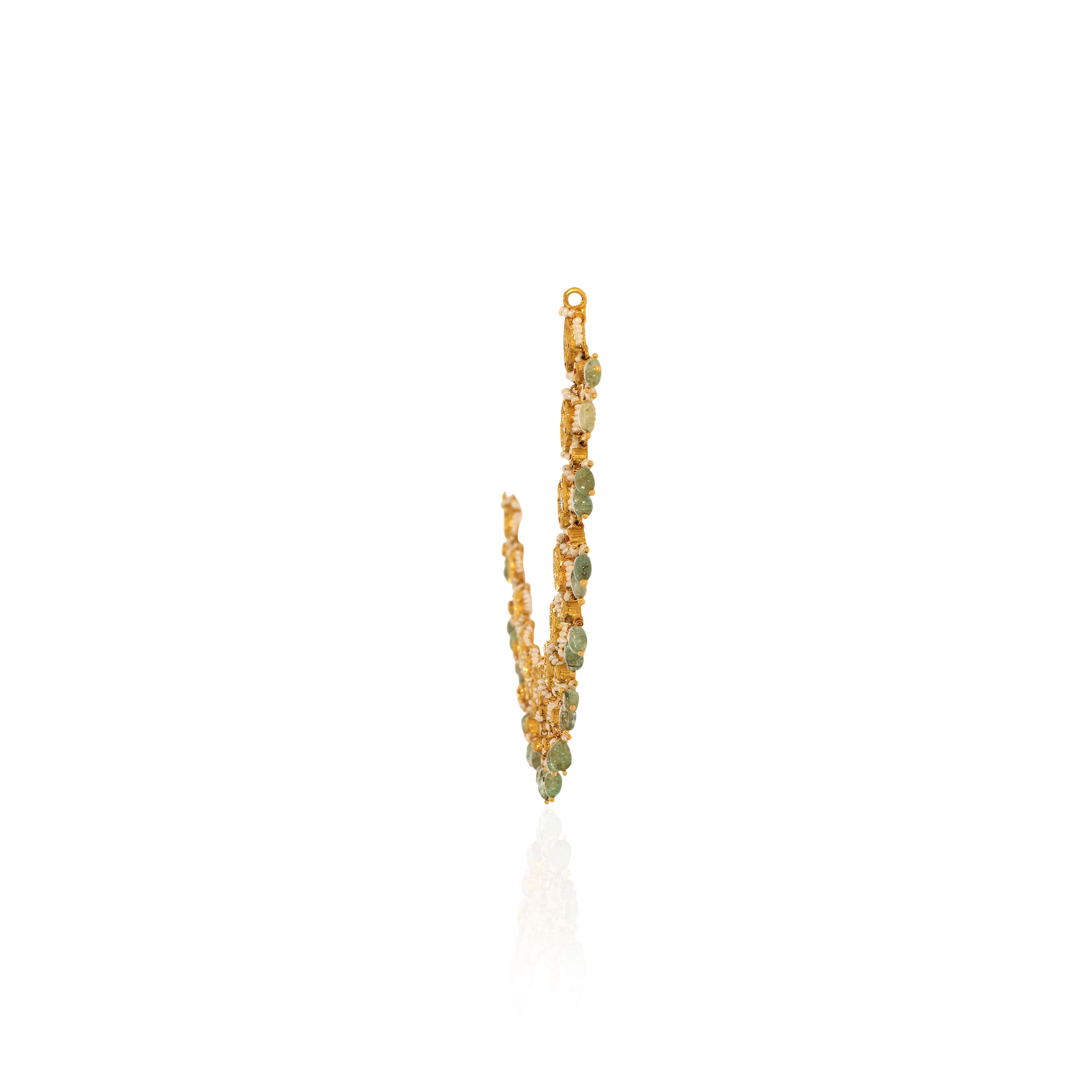 22K Yellow Gold Kundan Necklace-GN-D000788424 - Senco Gold and Diamonds
