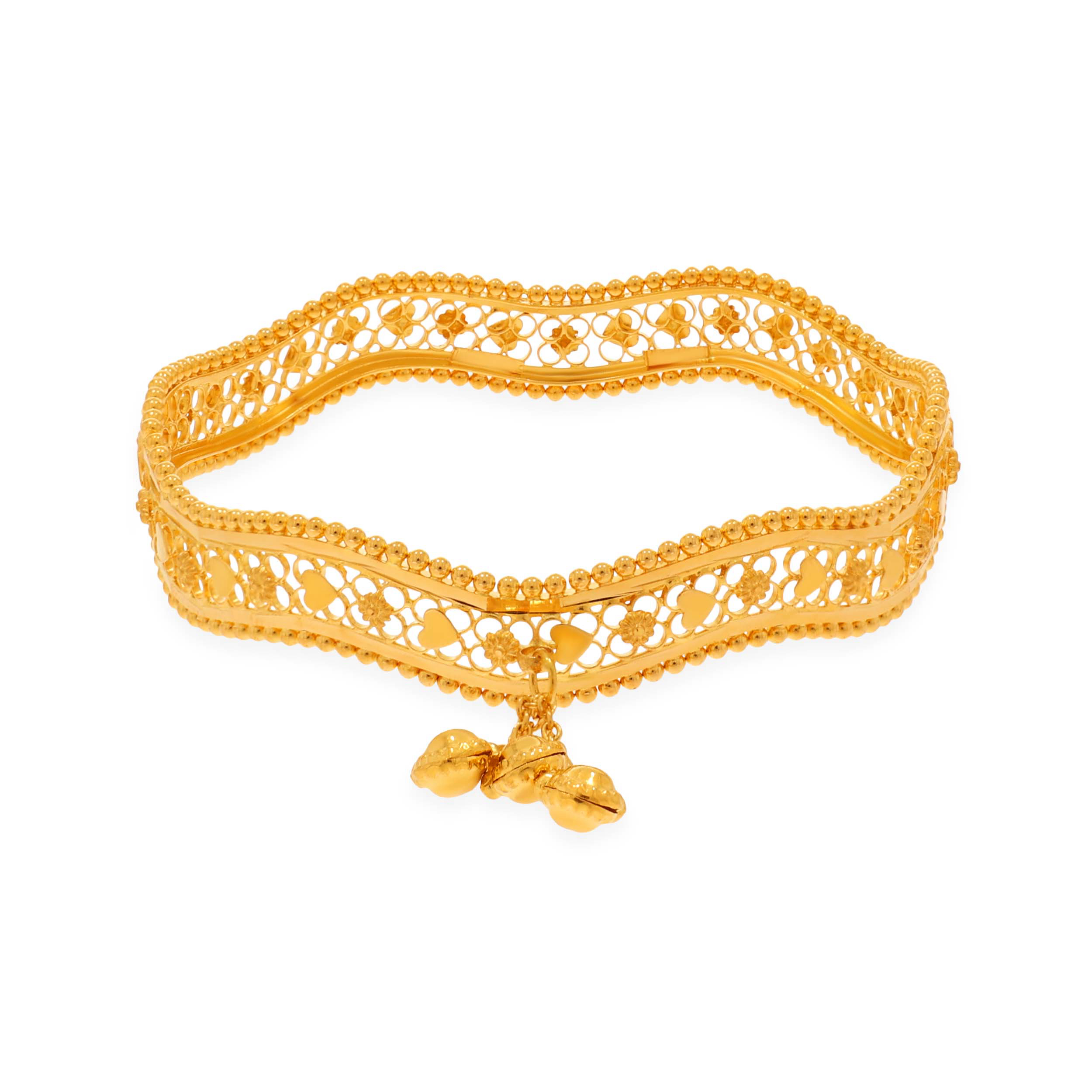 Adorable Chime Gold Bangle - Senco Gold and Diamonds