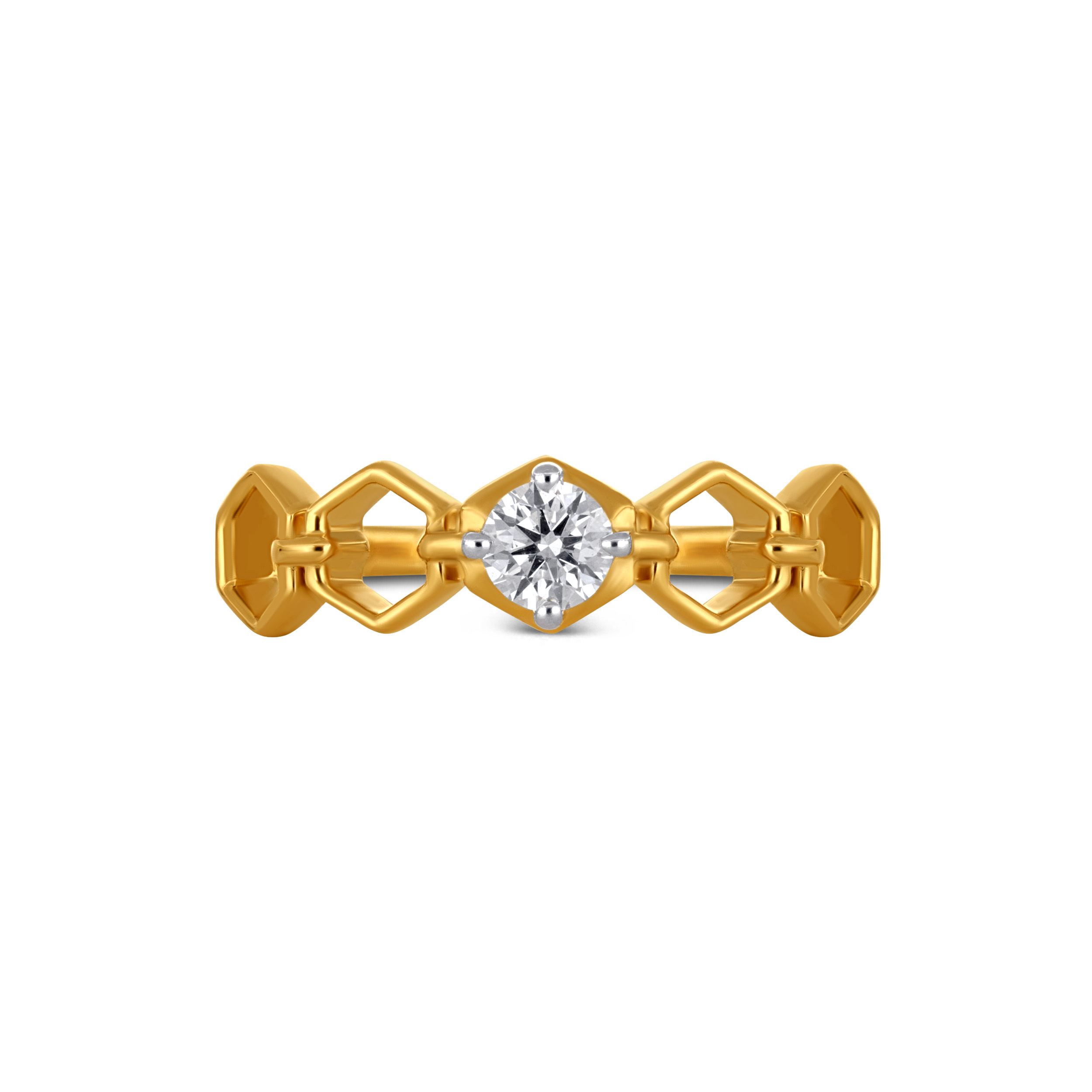 Celestia Luxe Solitaire Diamond Ring - Senco Gold and Diamonds