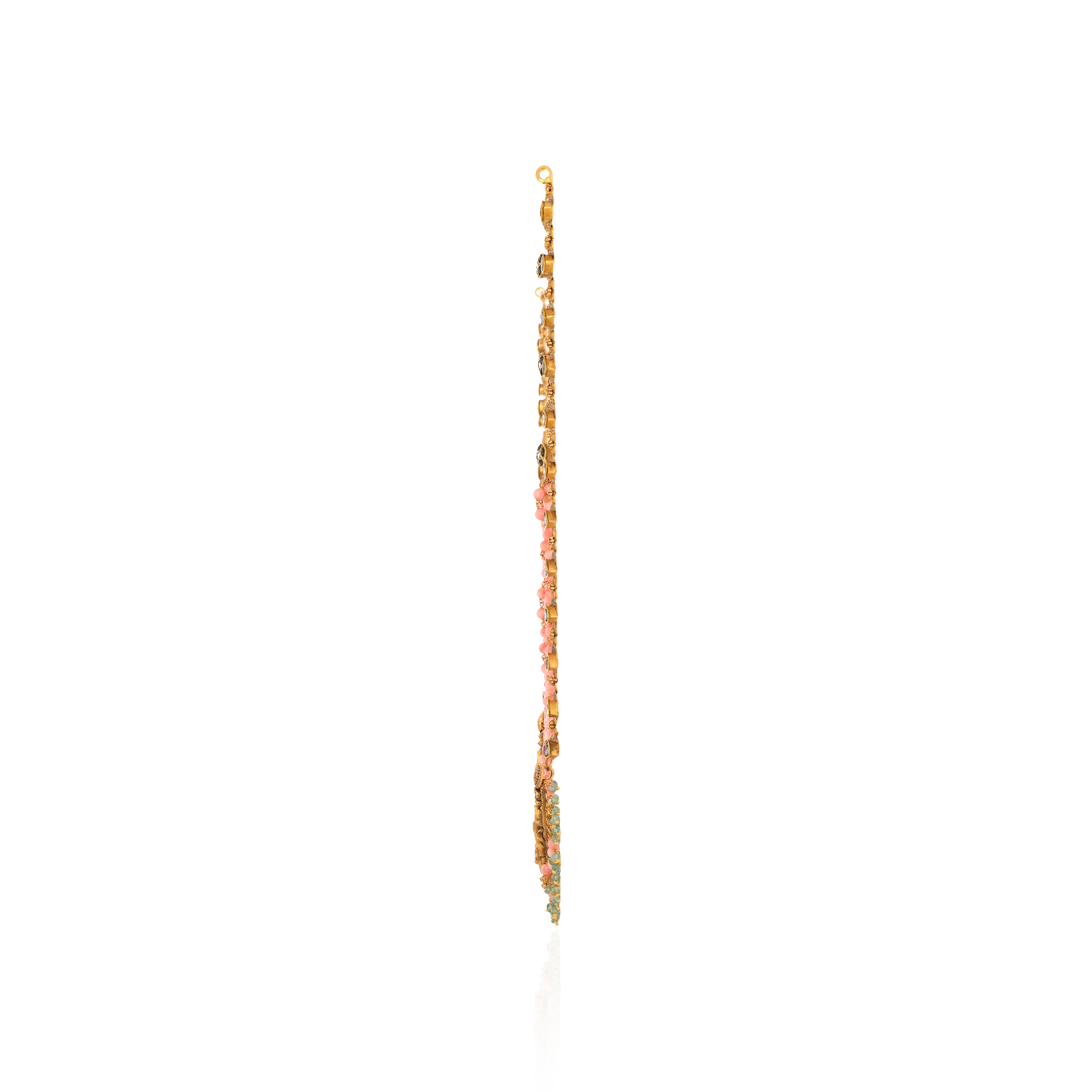 22K Yellow Gold Kundan Necklace-GN-D000788445 - Senco Gold and Diamonds