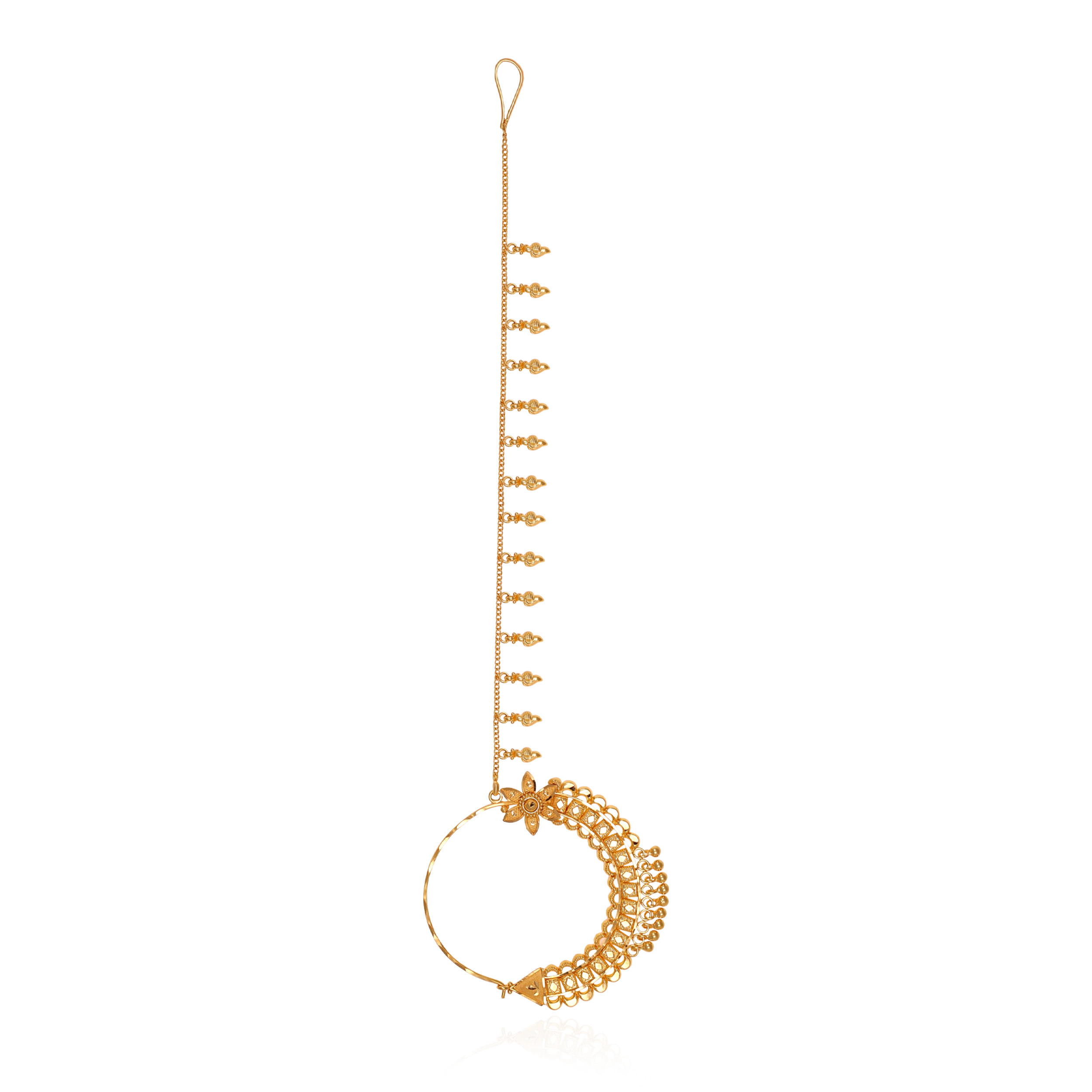 22K Yellow Gold  Nath -GNT-D000734396 - Senco Gold and Diamonds