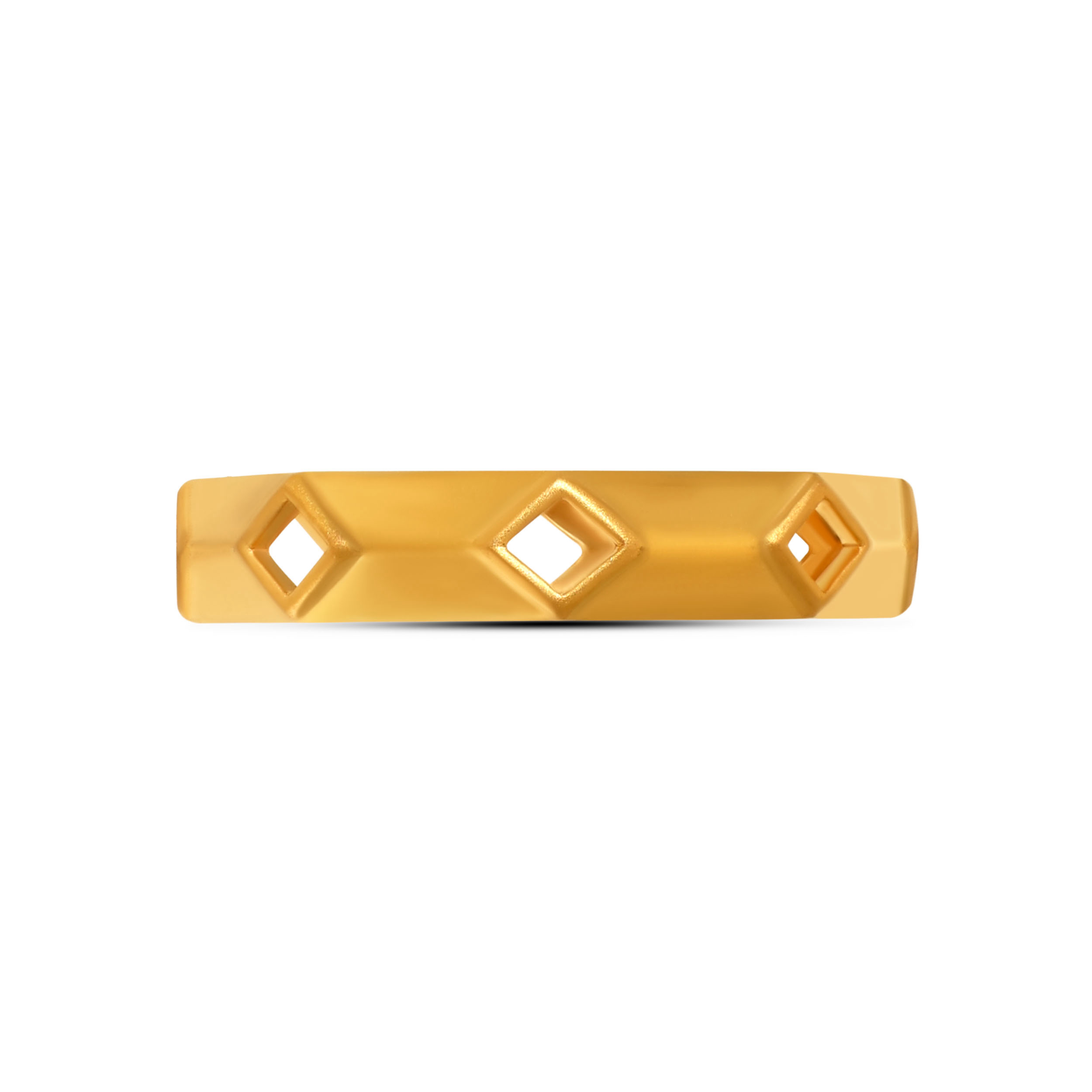 Radiant Geometry Gold Ring - Senco Gold and Diamonds