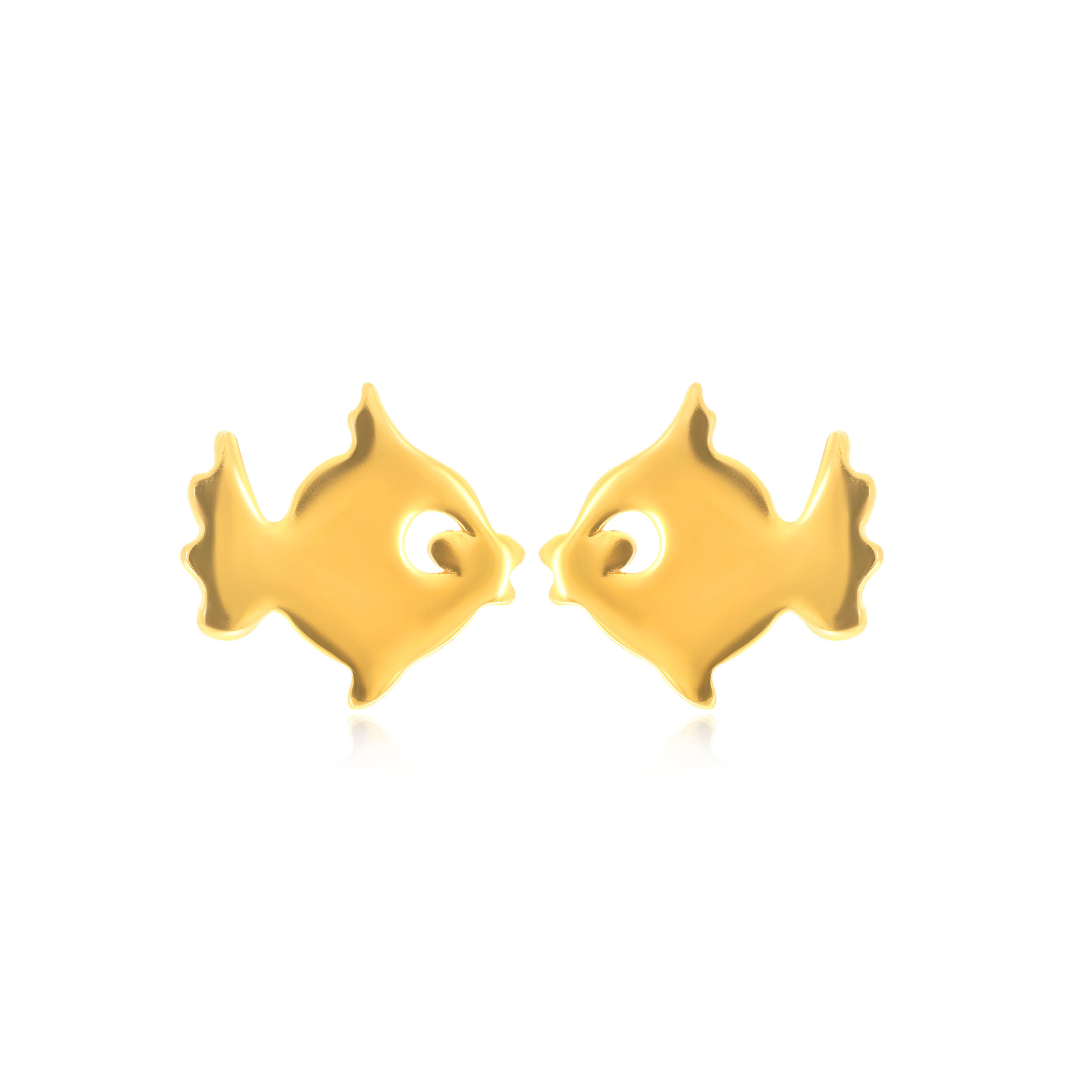 Fin-tastic Fish Kids Gold Studs - Senco Gold and Diamonds