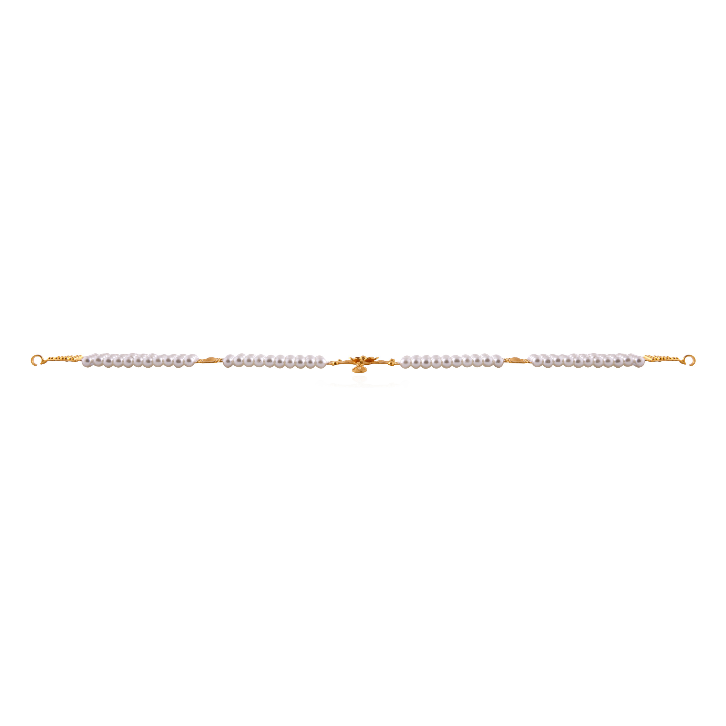 Graceful Pearl Gold Choker - Senco Gold and Diamonds