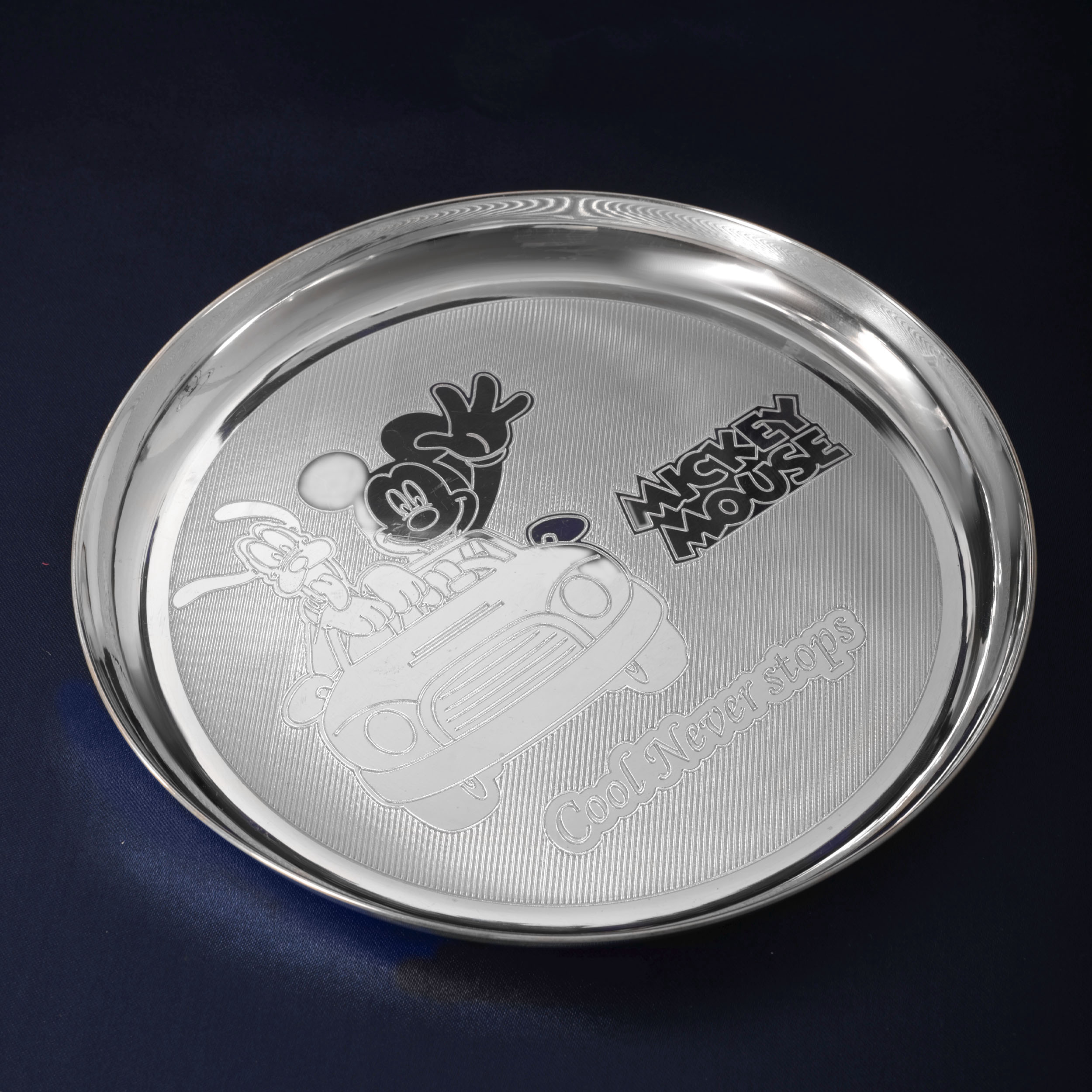 Mickey Mouse Silver Plate - Senco Gold and Diamonds