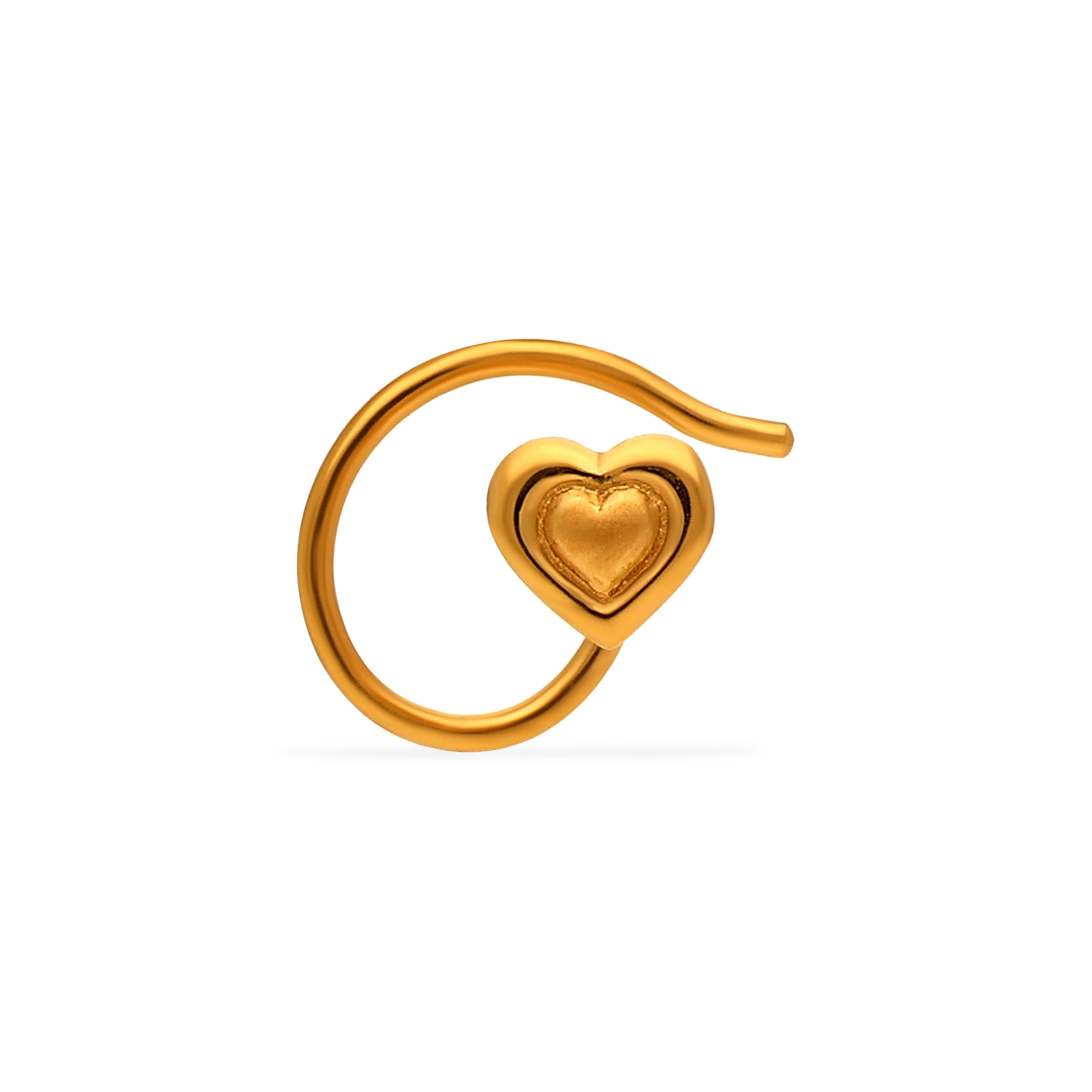 Love Lite Gold Nose Pin - Senco Gold and Diamonds