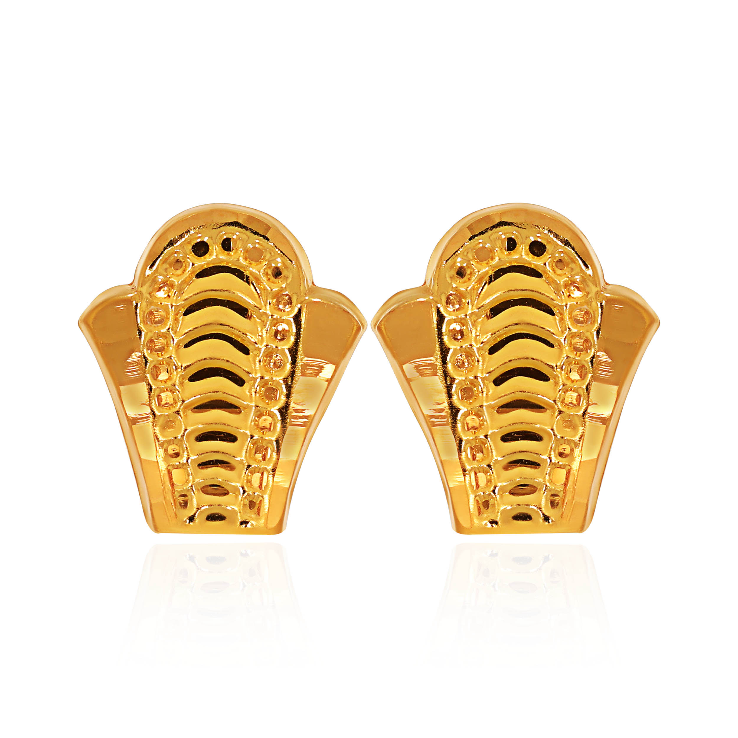 22K Yellow Gold Gold Studs Earrings-GP-D000712552 - Senco Gold and Diamonds