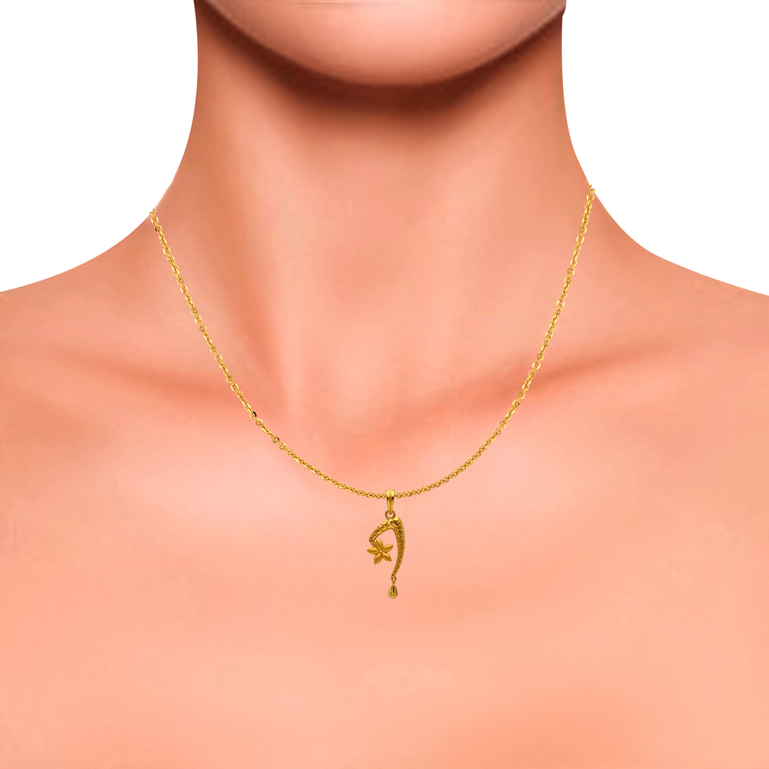 Mystic Bloom Gold Pendant - Senco Gold and Diamonds