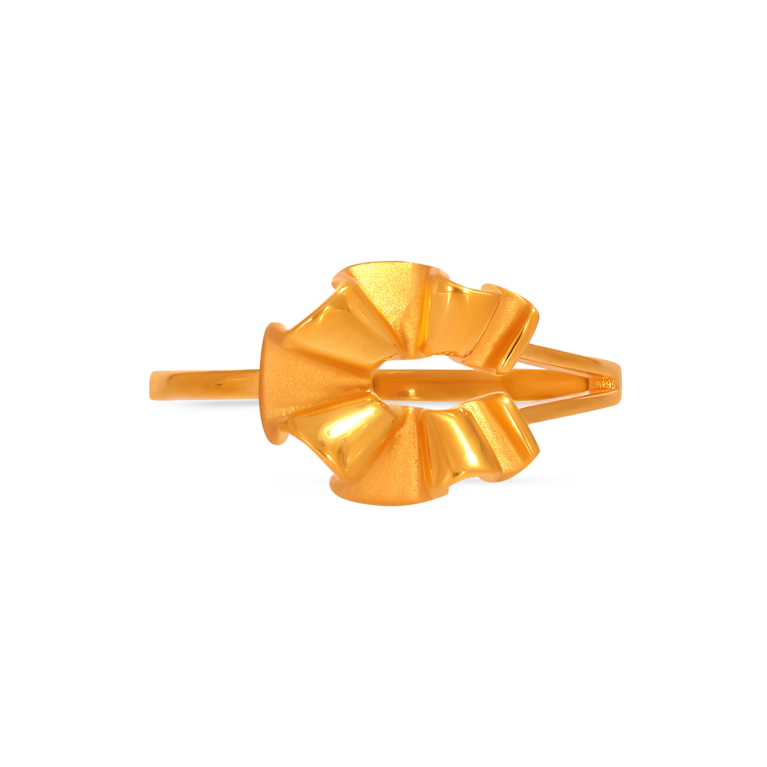 Floral Frills Gold Ring - Senco Gold and Diamonds