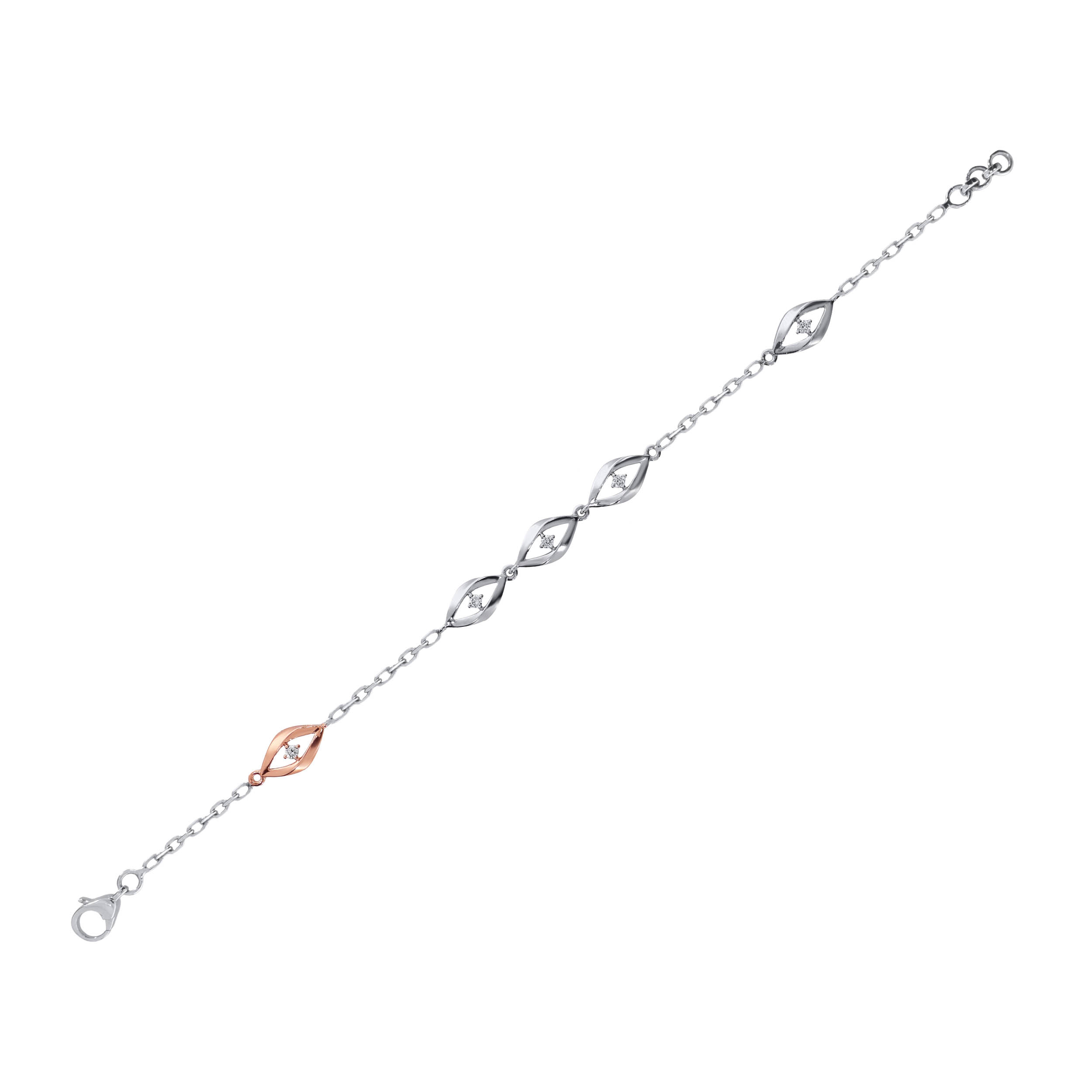 Subtle Vision Platinum Diamond Bracelet - Senco Gold and Diamonds
