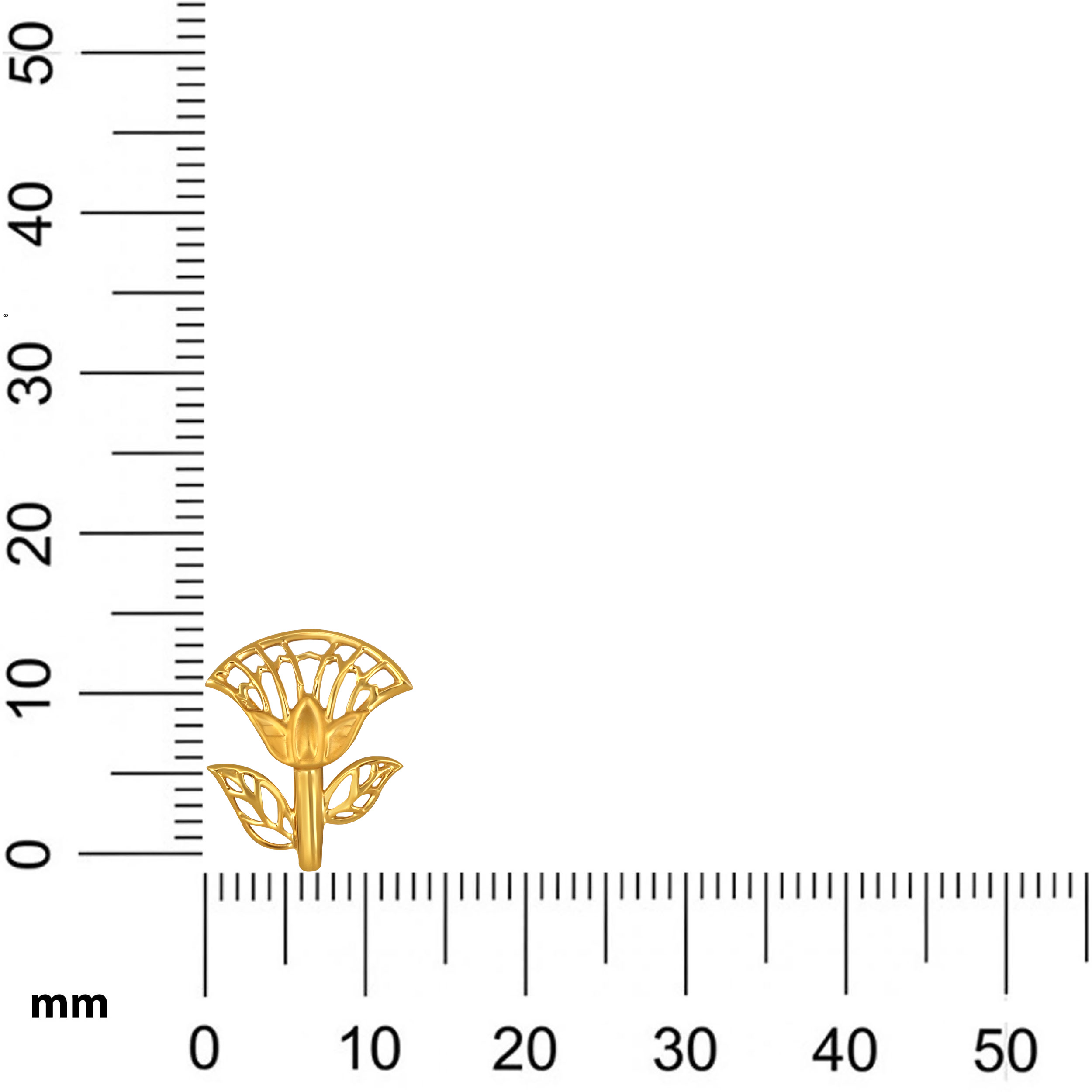 Chic Bloom Gold Studs - Senco Gold and Diamonds