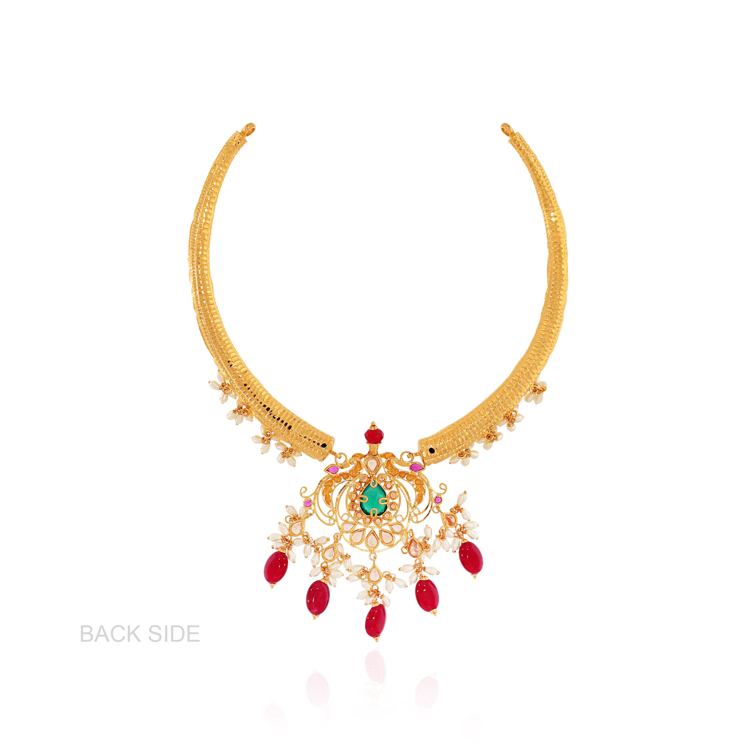 Jewelled Majesty Gold Necklace - Senco Gold and Diamonds