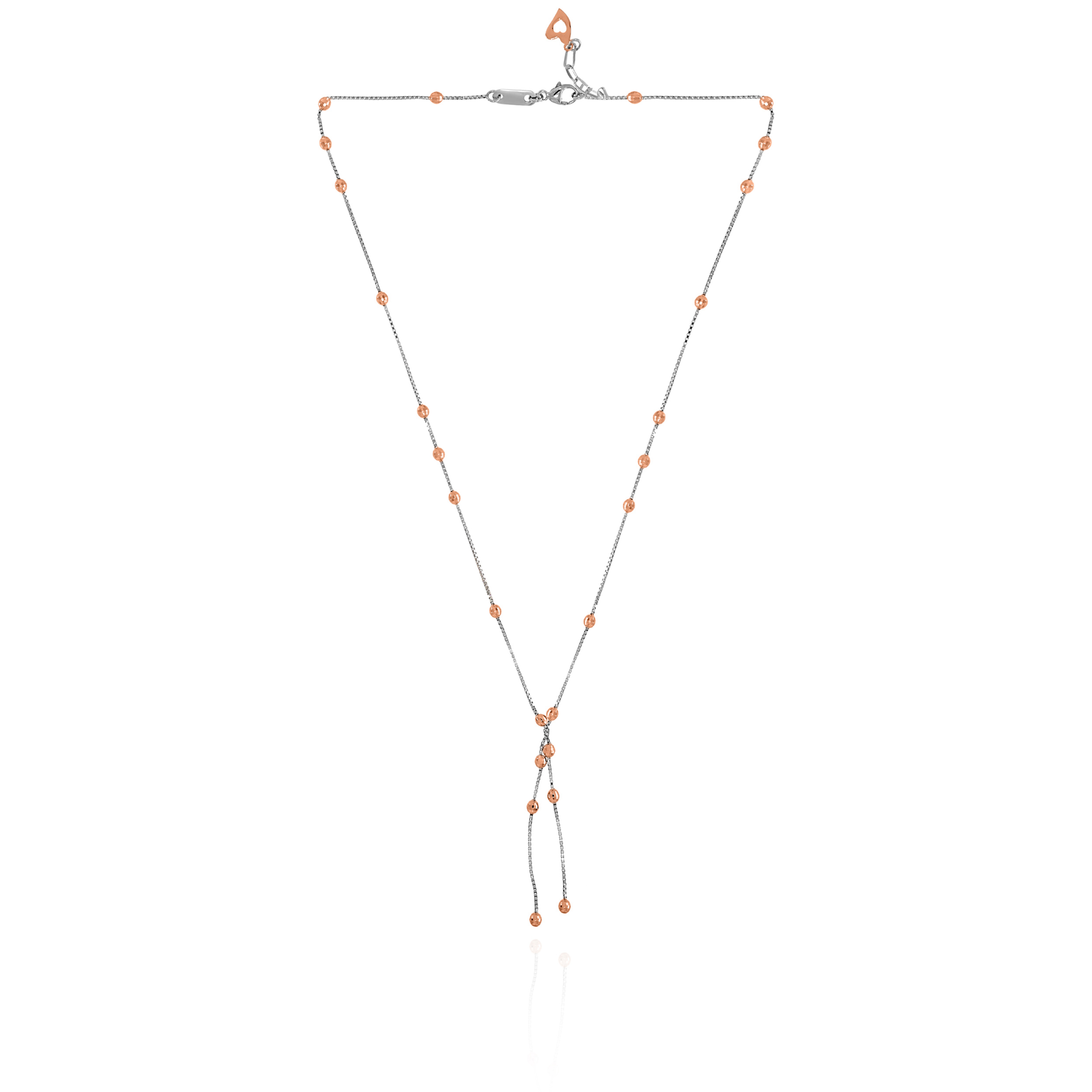 Roselight Cascade Platinum Chain - Senco Gold and Diamonds
