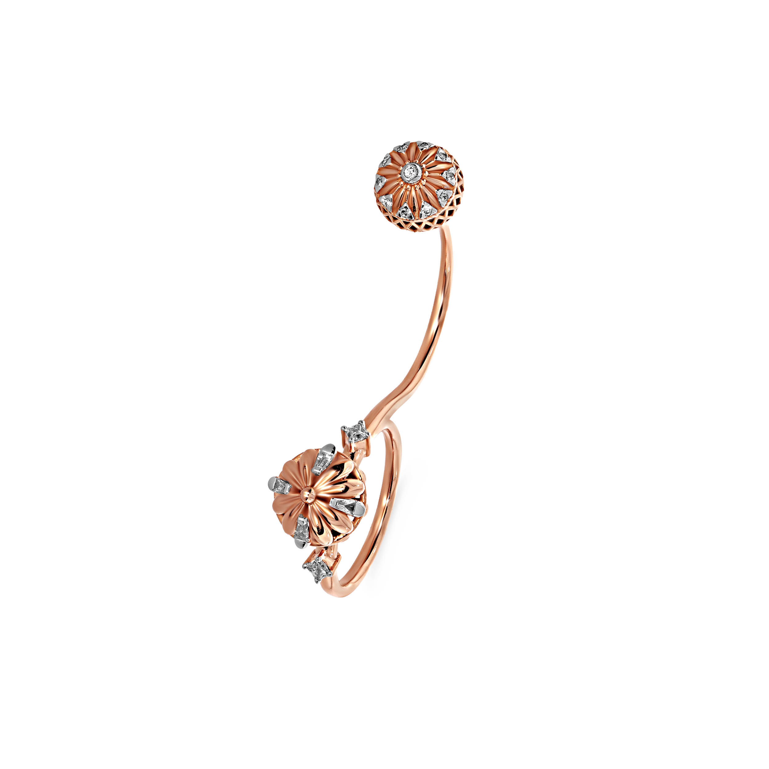Vintage Duo Diamond Ring - Senco Gold and Diamonds