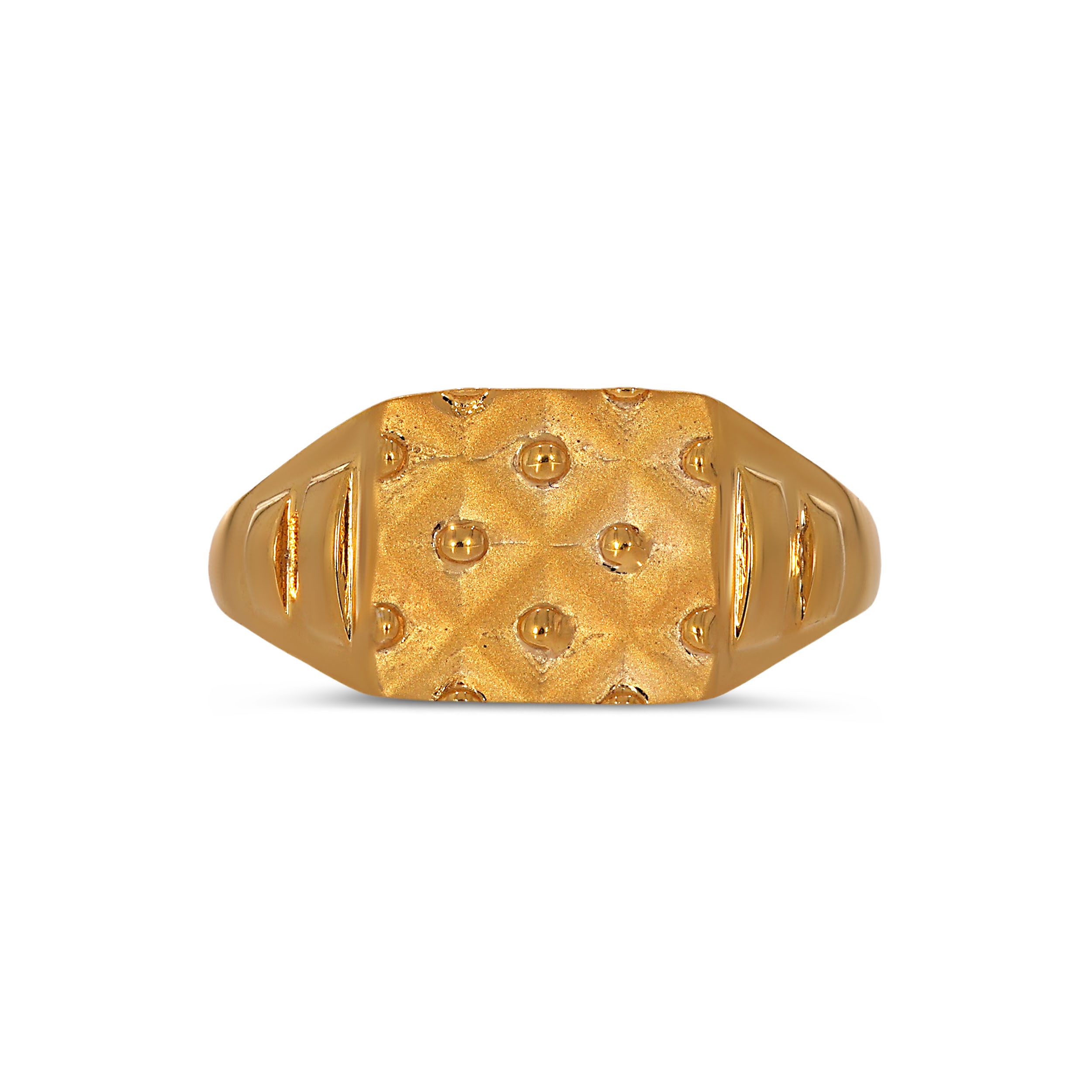 Classic Edge Men's Gold Ring - Senco Gold and Diamonds