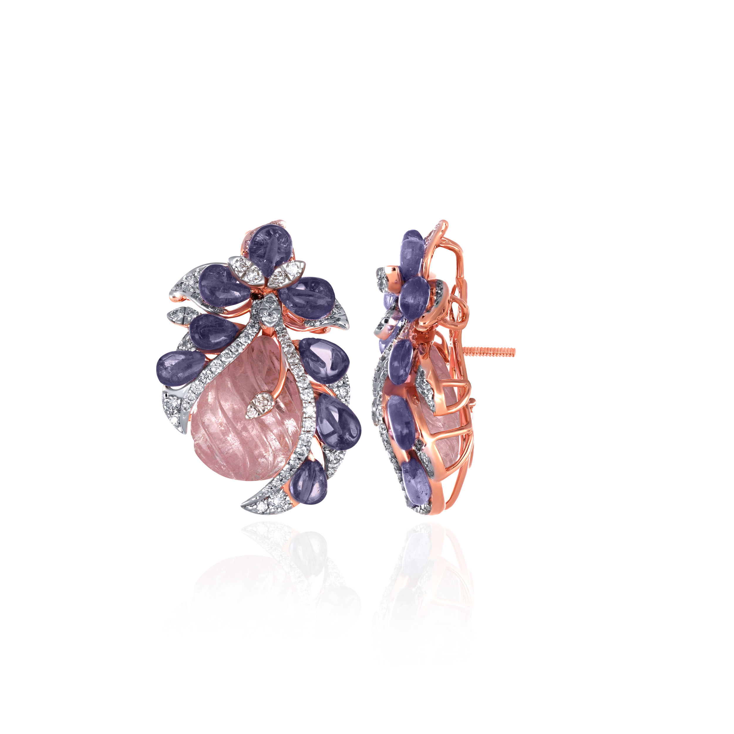 Rosalia's Whisper Diamond Earrings - Senco Gold and Diamonds
