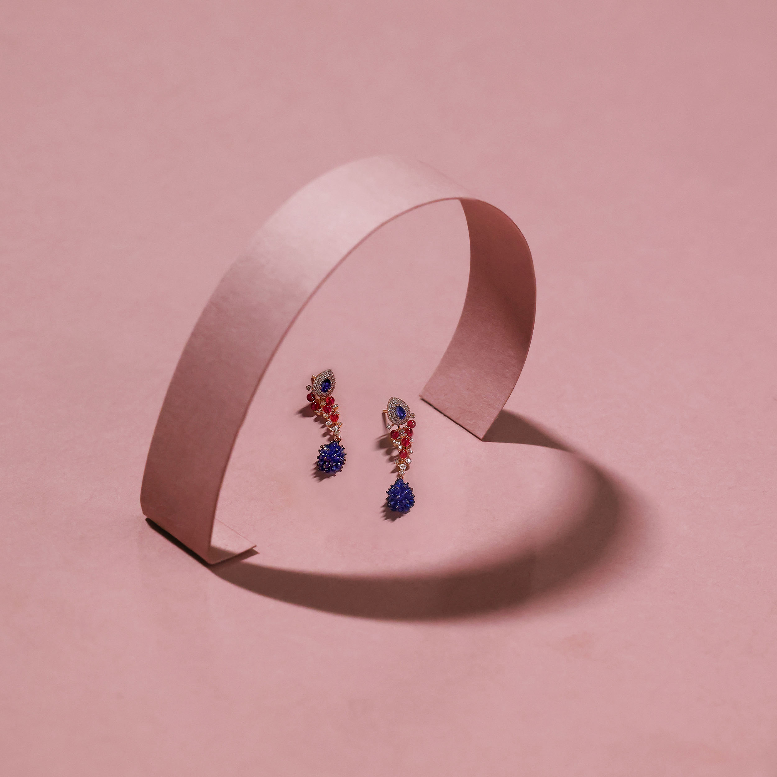 Enchanting Berries Diamond Earrings - Senco Gold and Diamonds