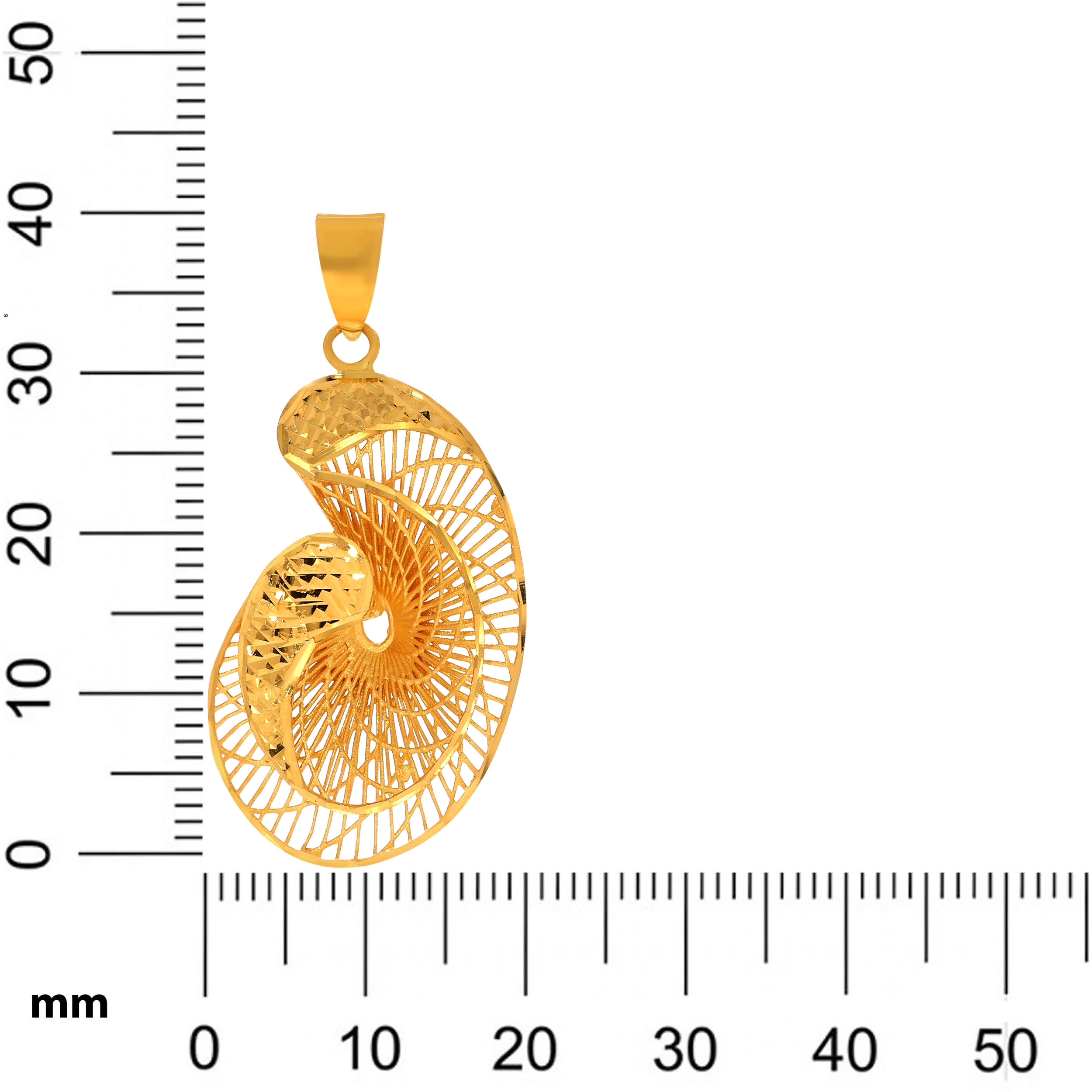 22K Yellow Gold Pendant-GPN-D000741349 - Senco Gold and Diamonds