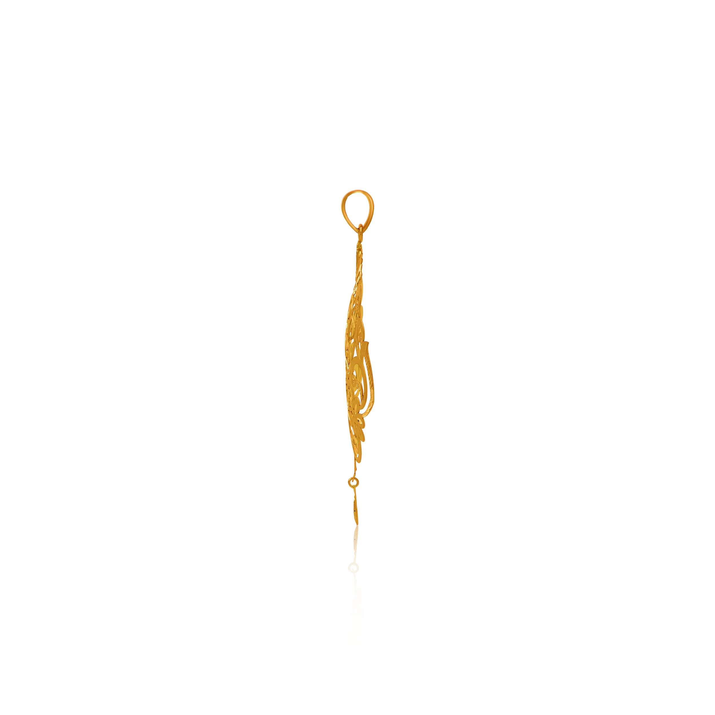 Magnificent Flora Gold Pendant - Senco Gold and Diamonds